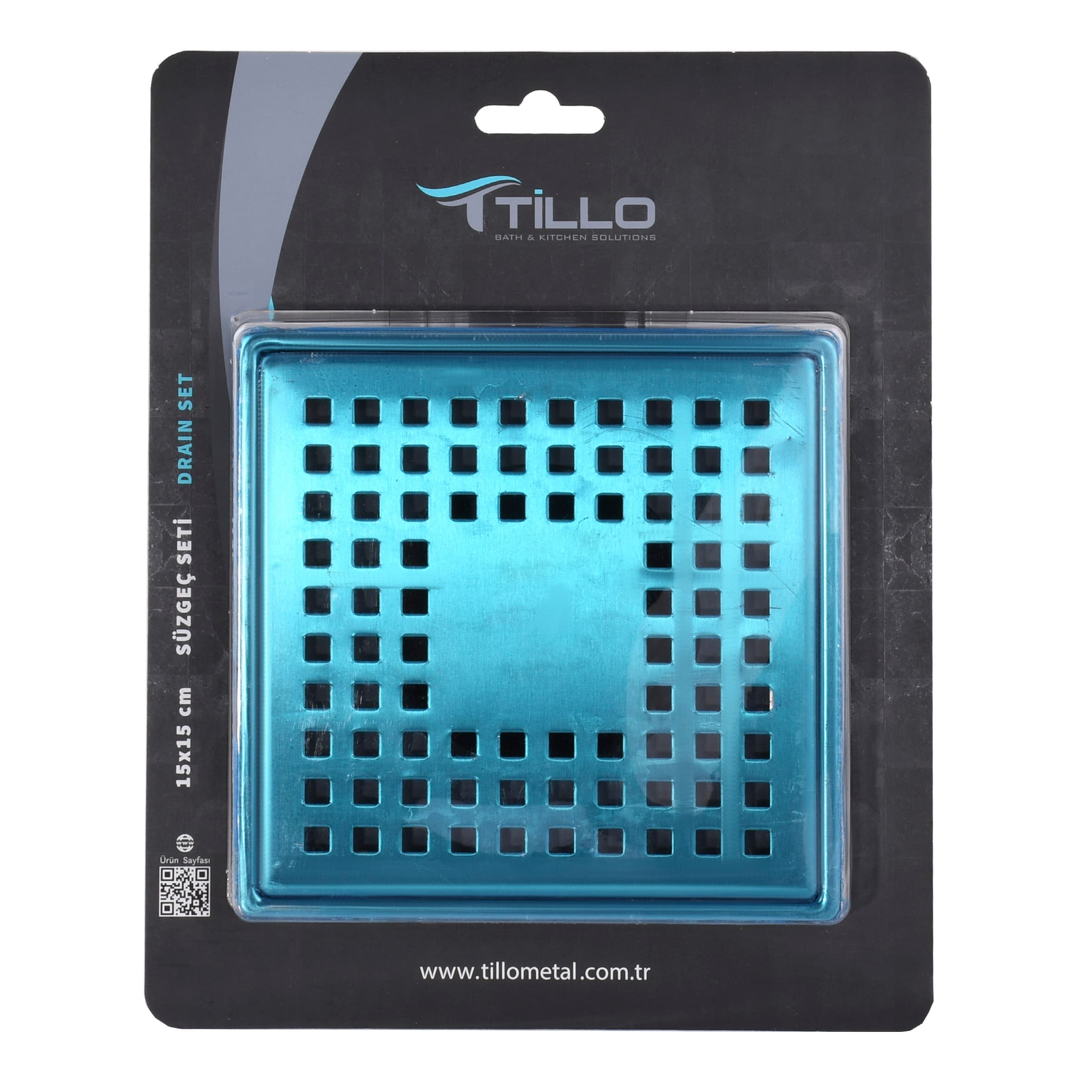 Трап душовий TILLO TM216 15х15см