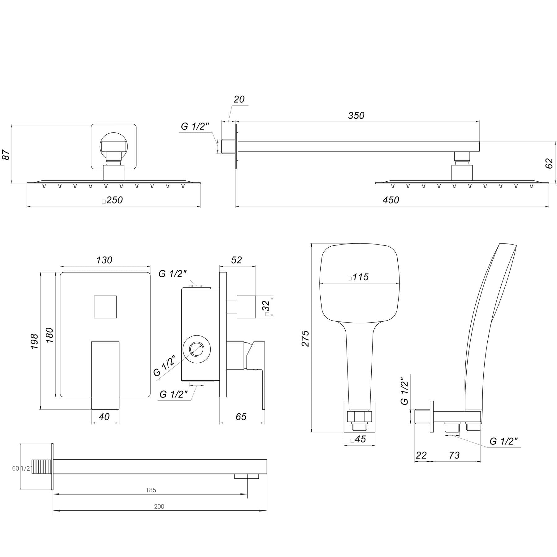 Душова система Globus Lux SMART GLM-305L 5
