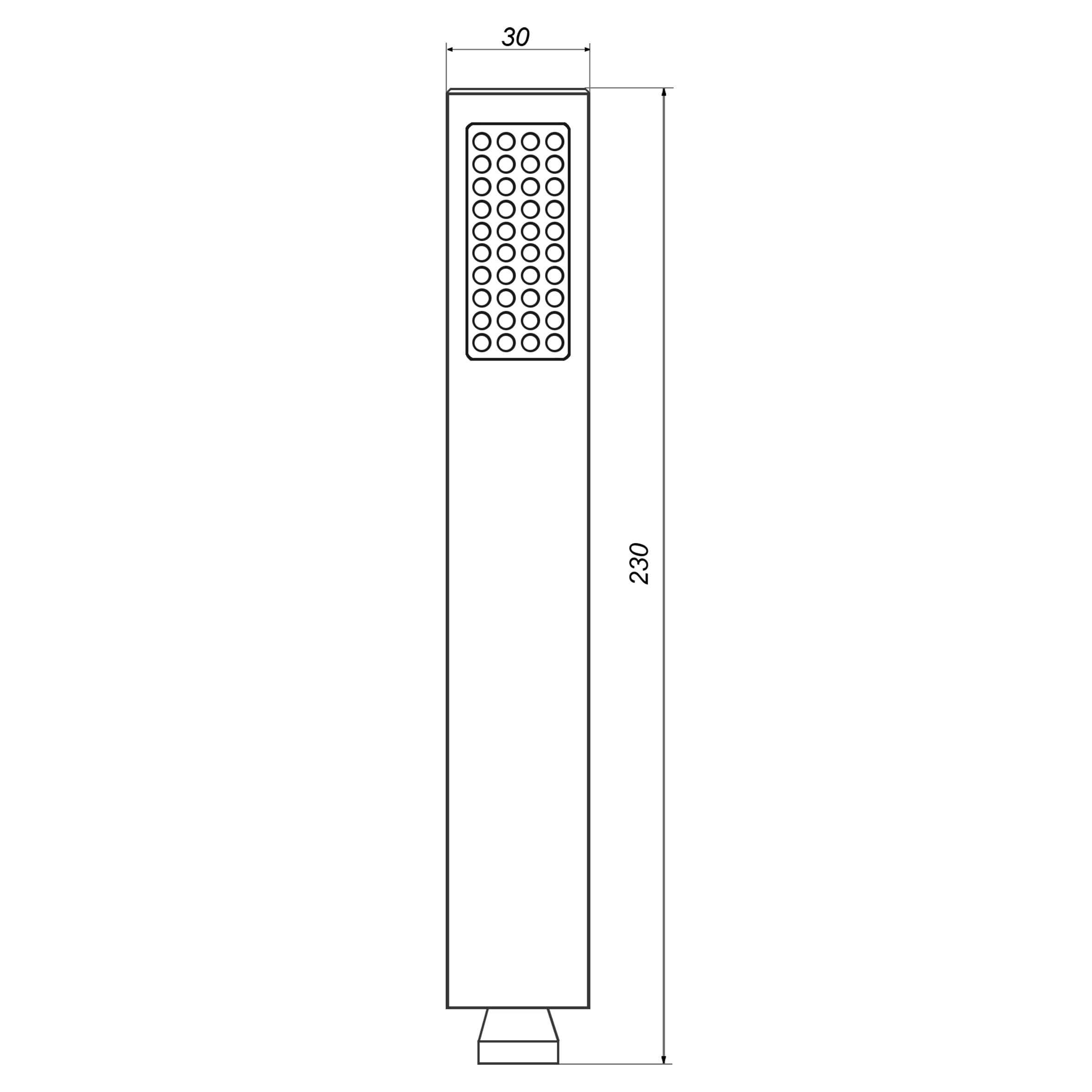 Душова лійка TOPAZ P-1019-B-S 2