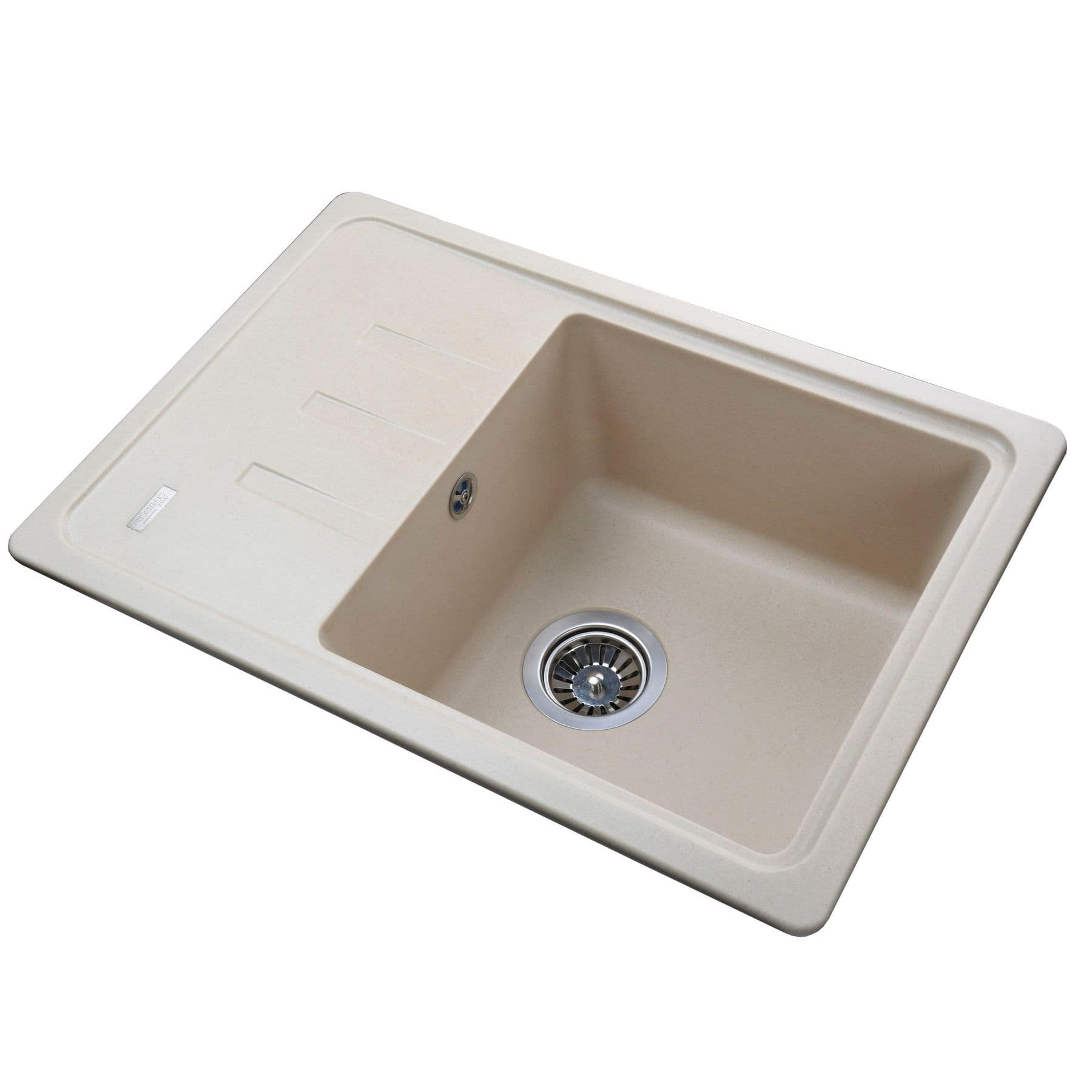 Гранітна мийка Globus Lux MONO слонова кiстка 620х435 2