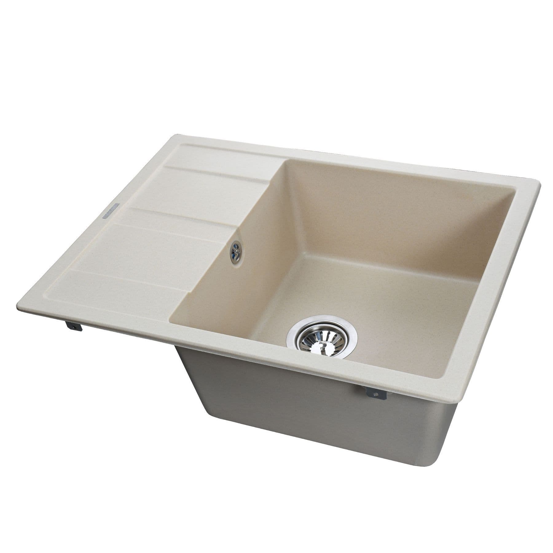 Гранітна мийка Globus Lux ONE слонова кiстка 650х500 2