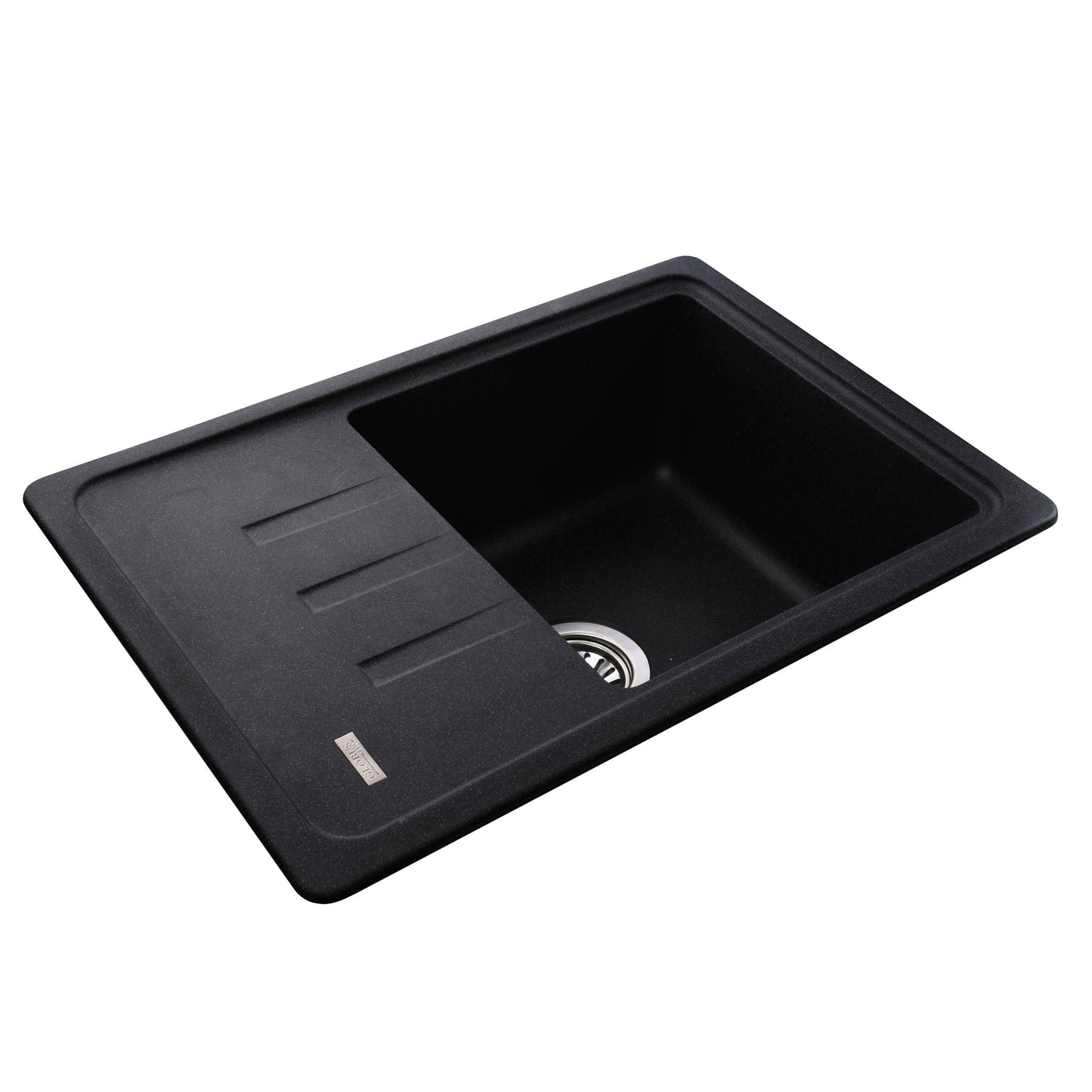 Гранітна мийка Globus Lux MONO графіт 620х435мм-А0001 2