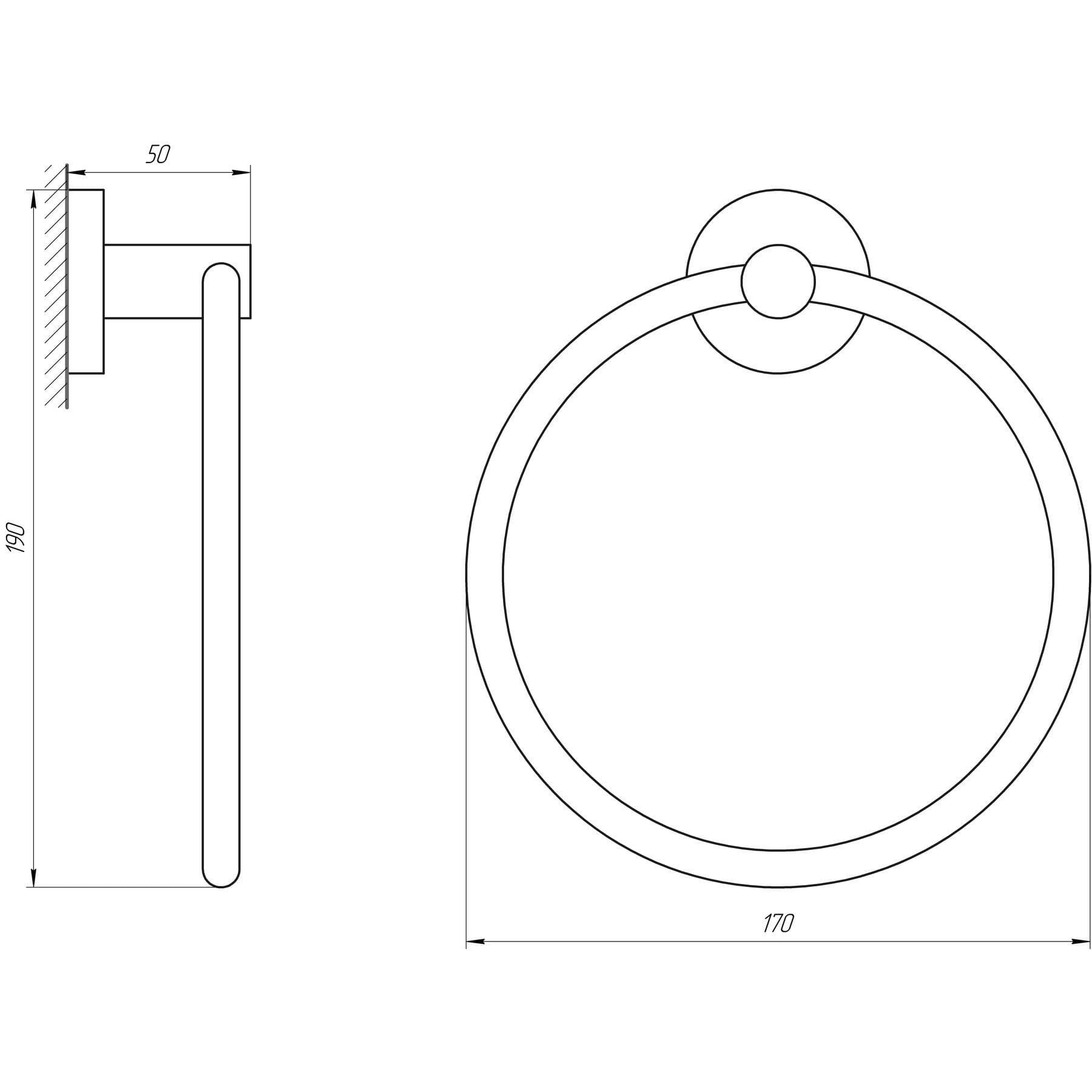 Тримач рушників Perfect Sanitary Appliances SP 8113 2