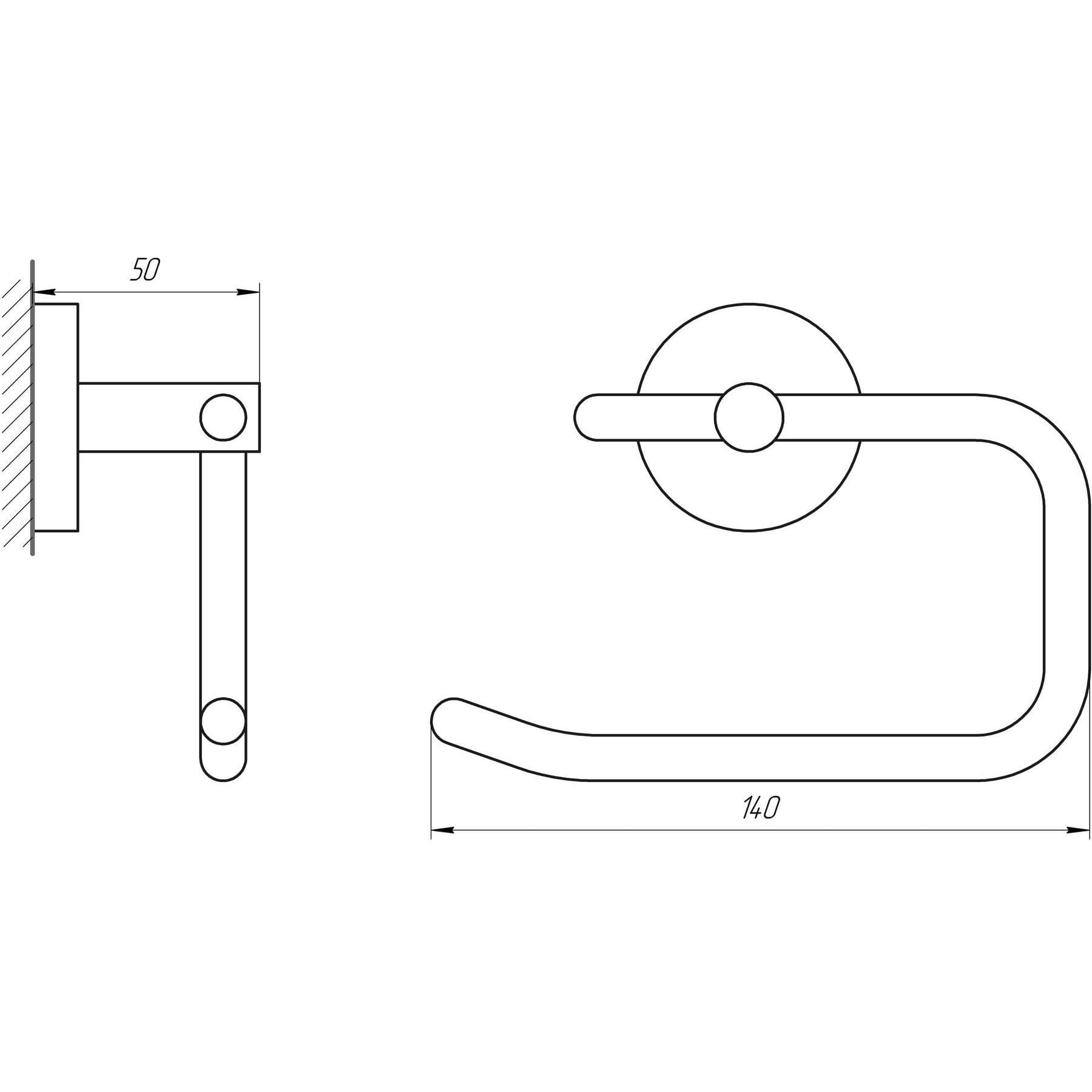 Тримач туалетного паперу Perfect Sanitary Appliances SP 8116 2