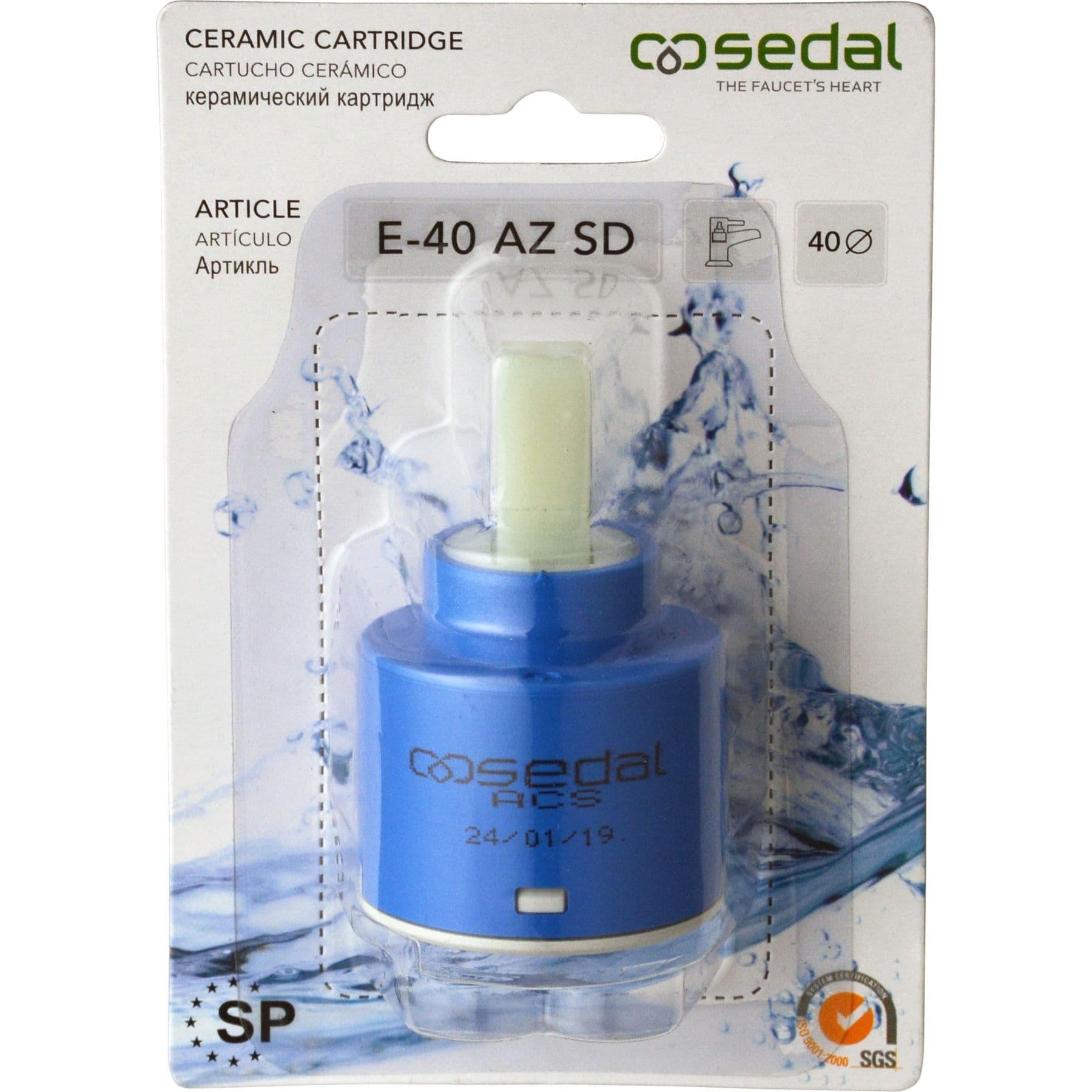Картридж SEDAL E-40 AZ SD D40 2