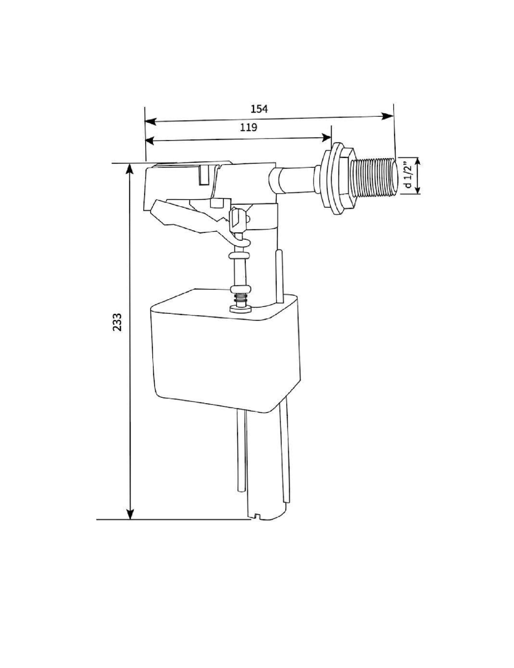 Клапан заповнення SIAMP X190-DURU 1/2″ 2