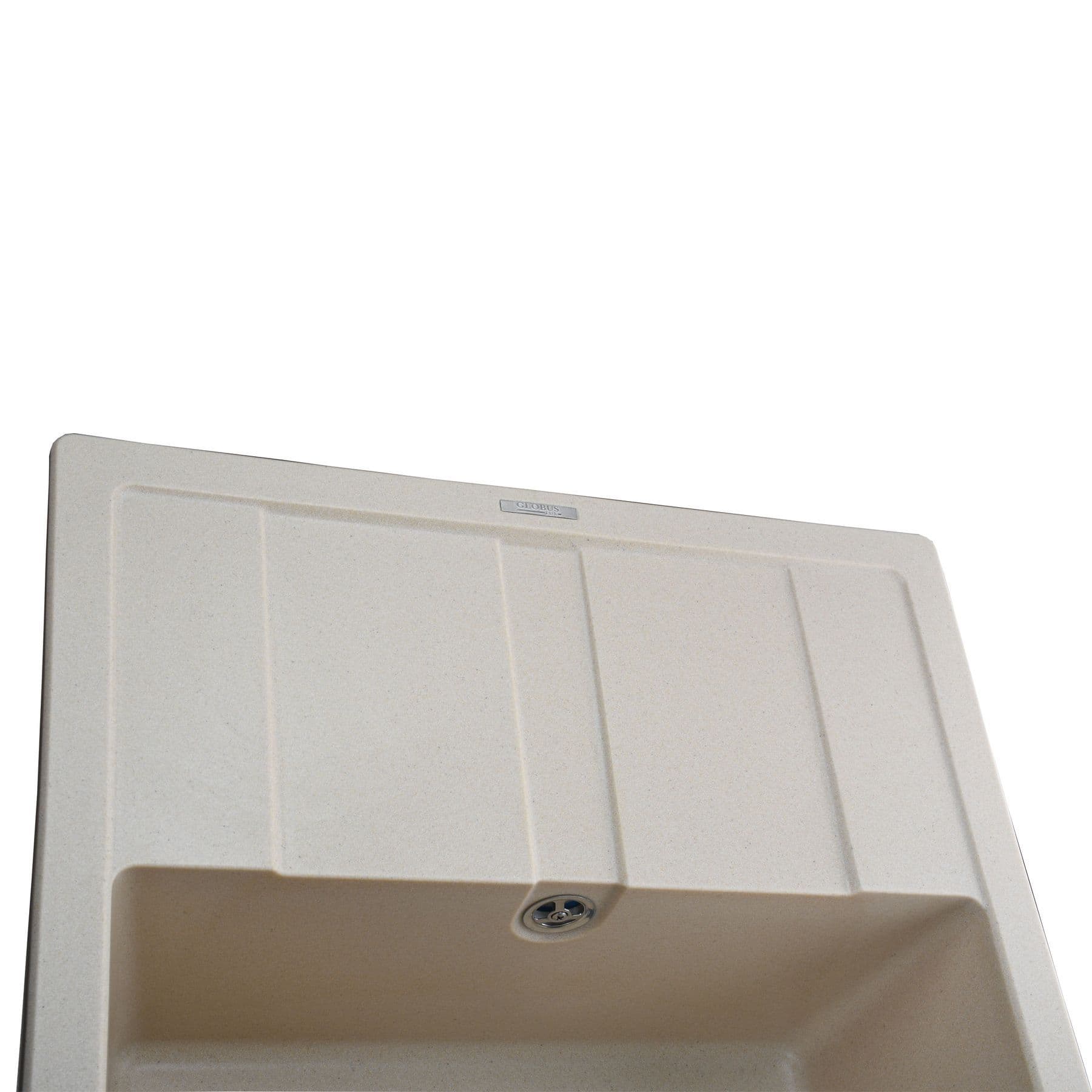 Гранітна мийка Globus Lux ONE слонова кiстка 650х500 3