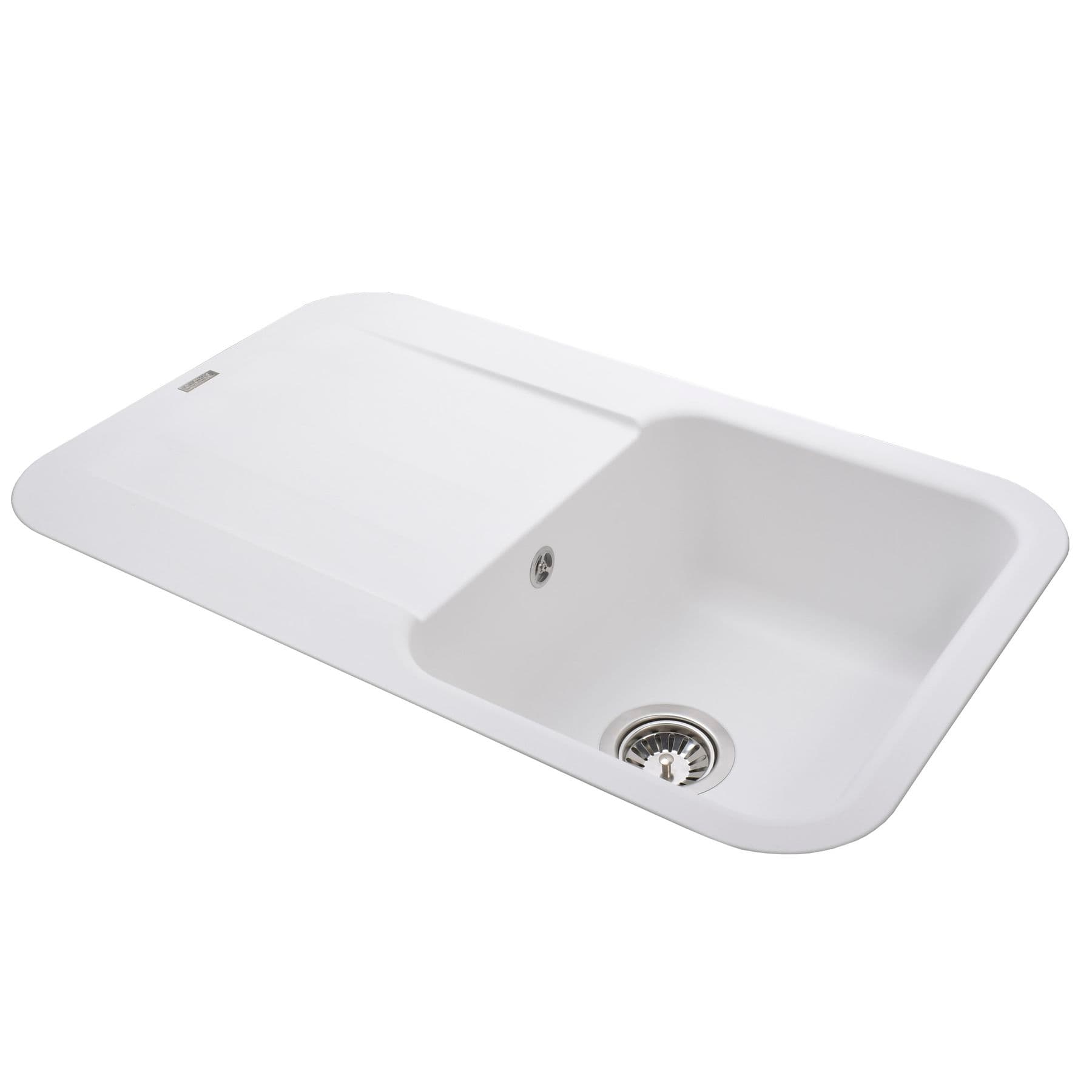 Гранітна мийка Globus Lux OBER білий 780х500мм-А0007 3