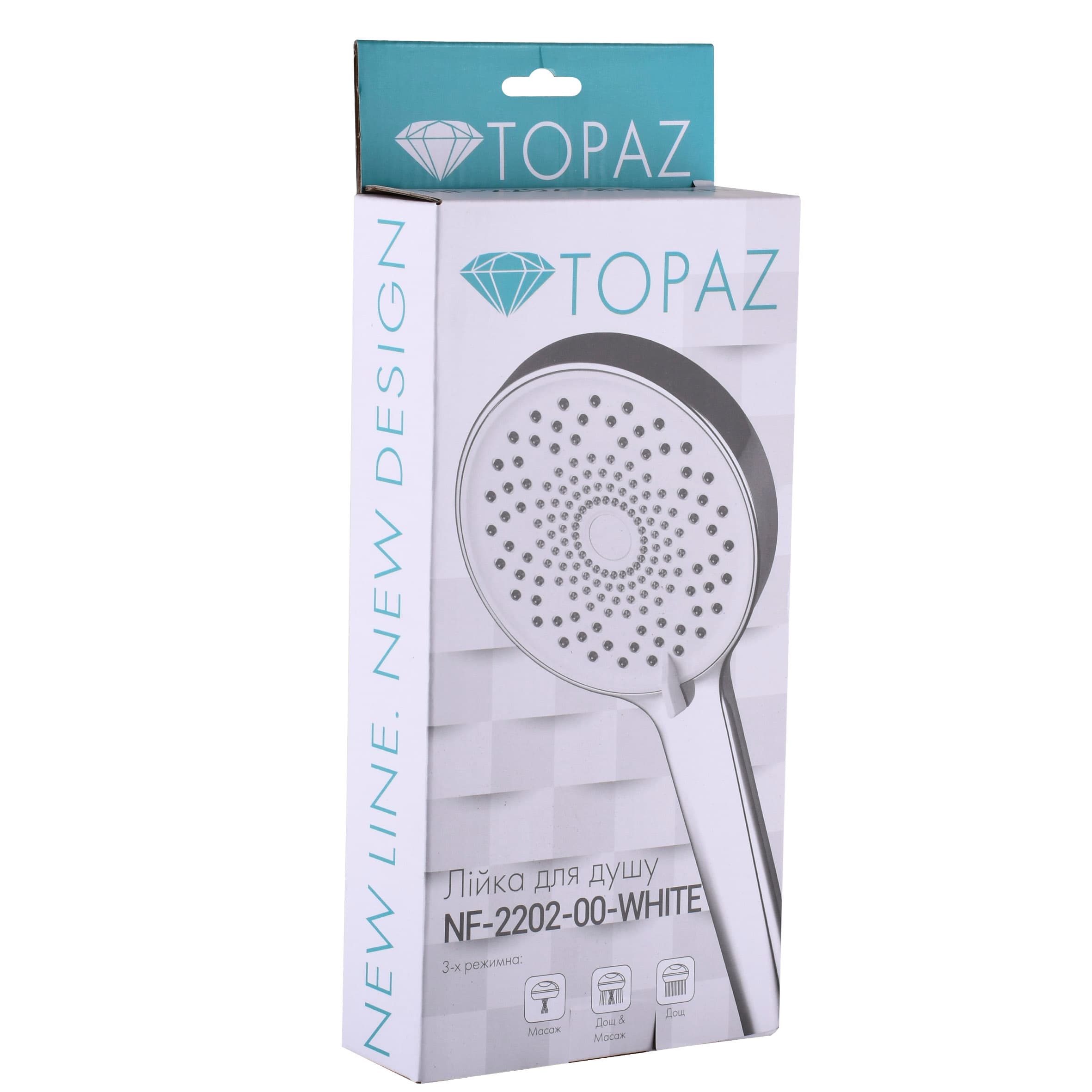 Душова лійка Topaz NF-2202-00-WHITE 3