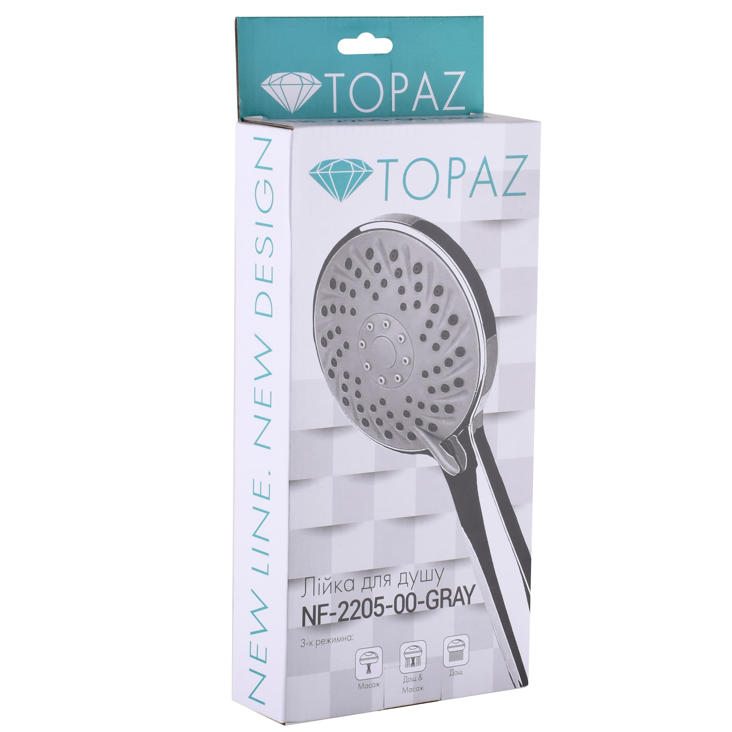 Душова лійка Topaz NF-2205-00-GRAY 3