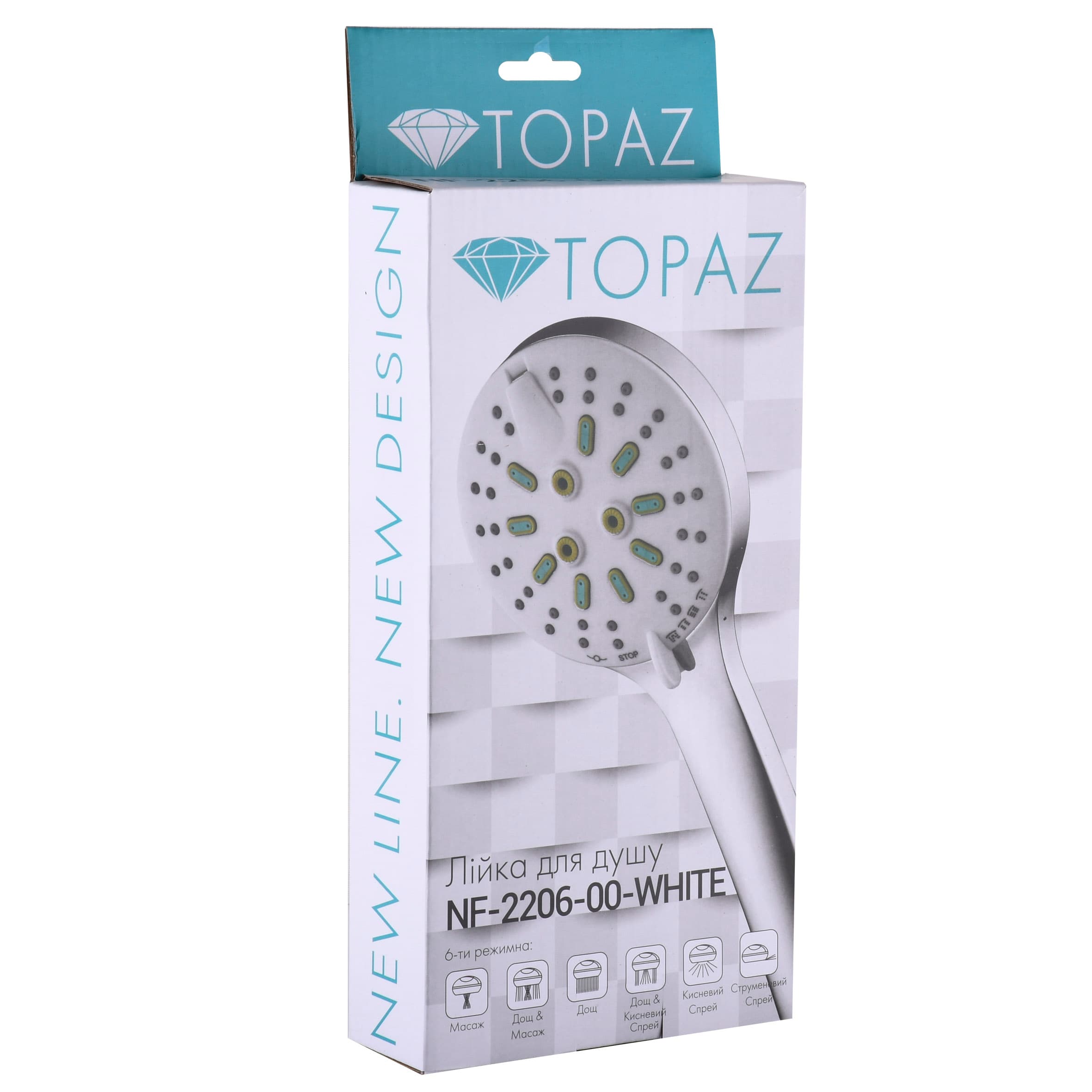Душова лійка Topaz NF-2206-00-WHITE 3