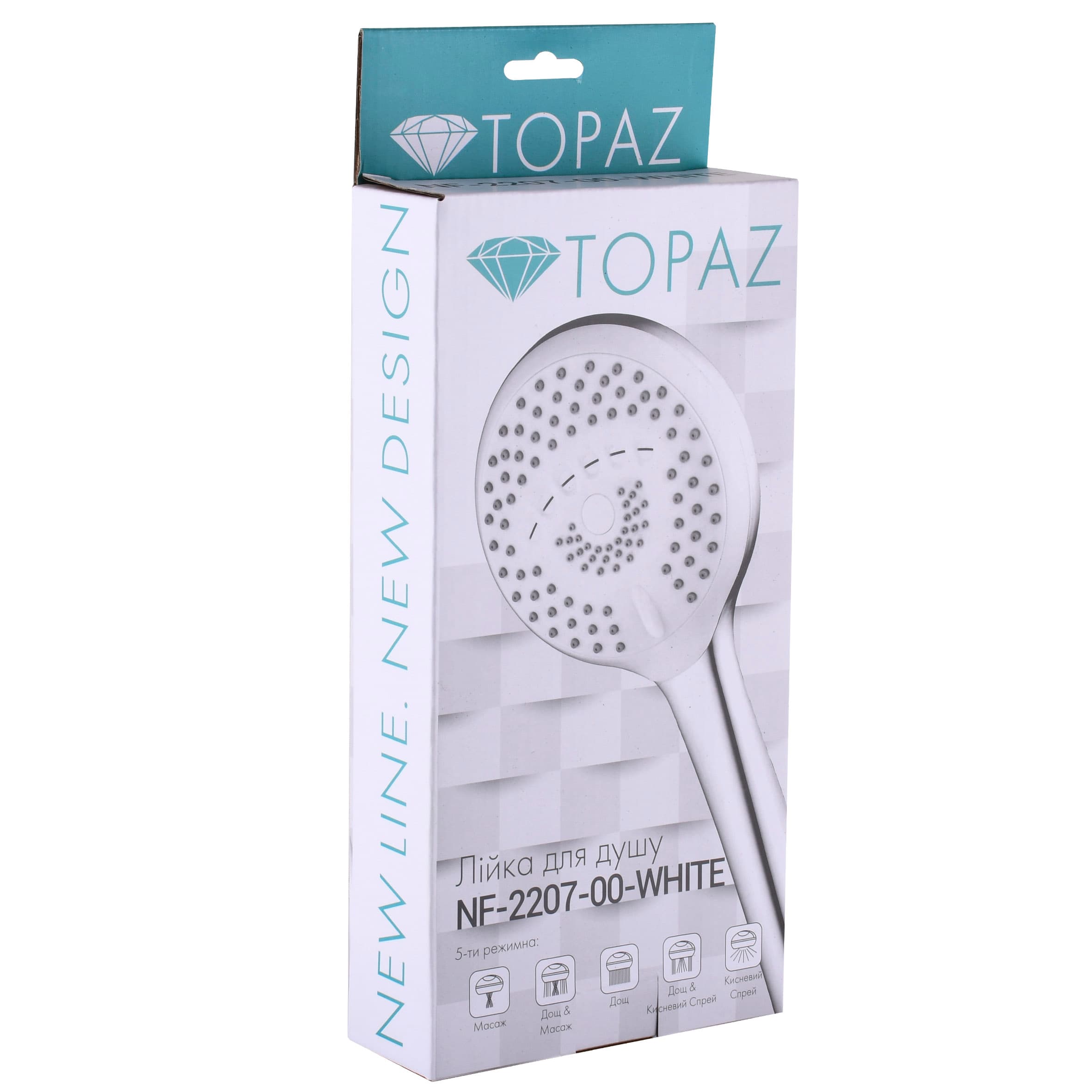 Душова лійка Topaz NF-2207-00-WHITE 3
