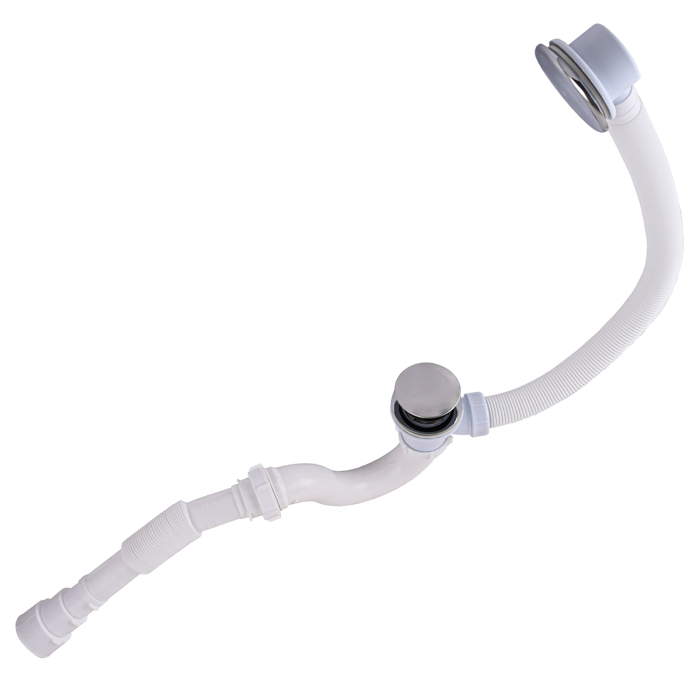 Сифон ″Waterstal″ для ванни Click-Clack з гнучкою трубою 32/40/50  (А - 14089) 3