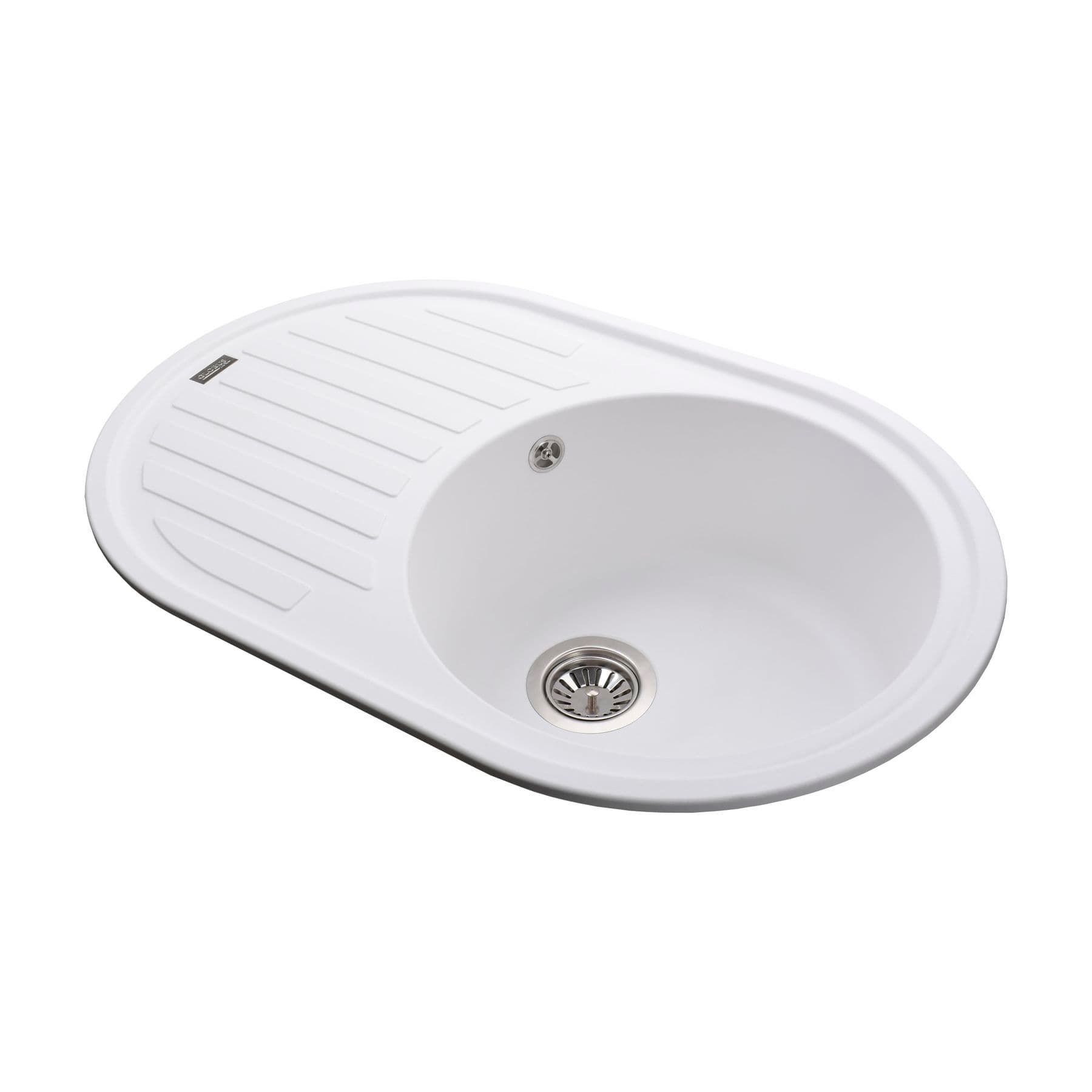 Гранітна мийка Globus Lux OHARA білий 770х500мм-А0007 4