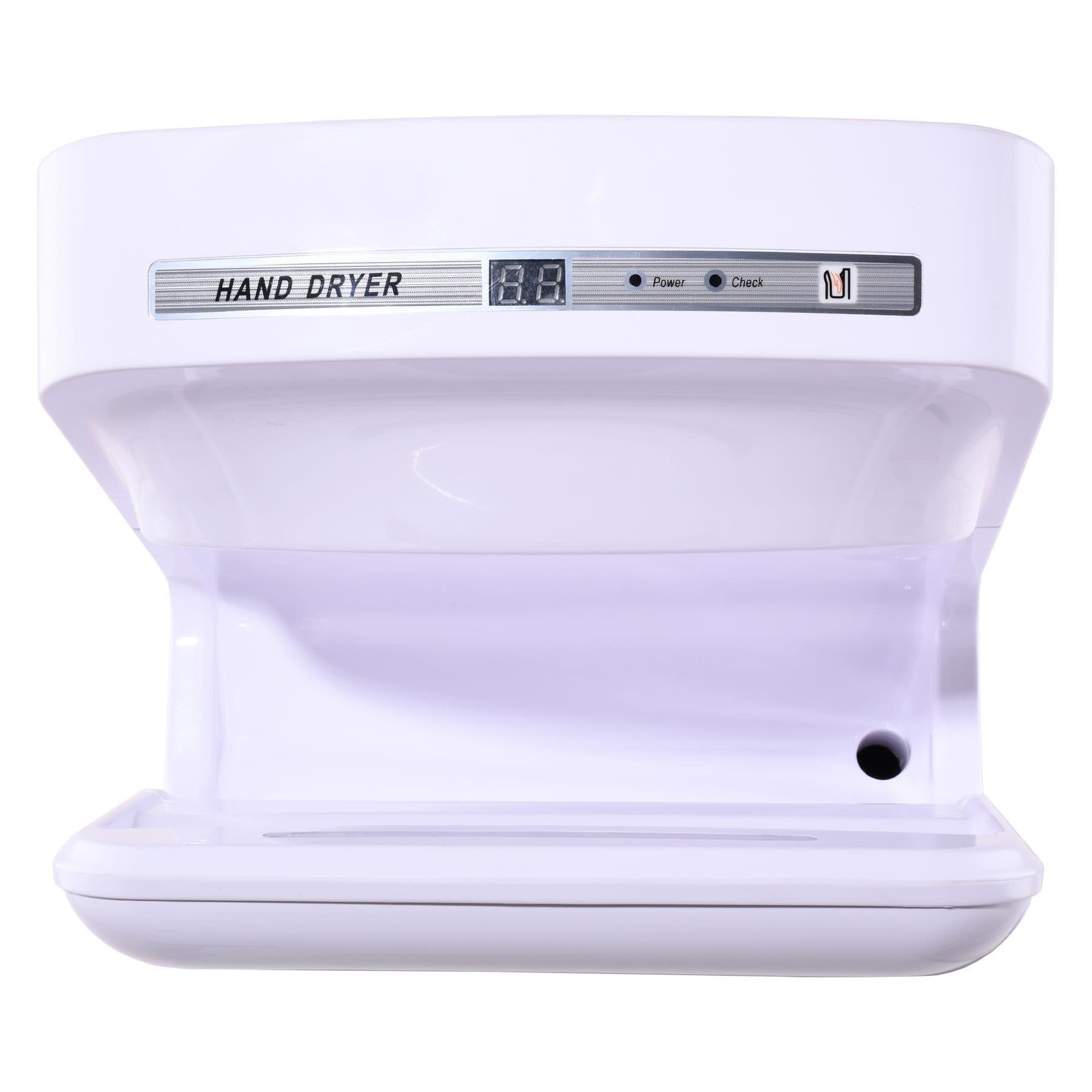 Сушарка для рук HOTEC 11.101 ABS White сенсорна, корпус пластик білий (220В ,1650-2050Вт) 4