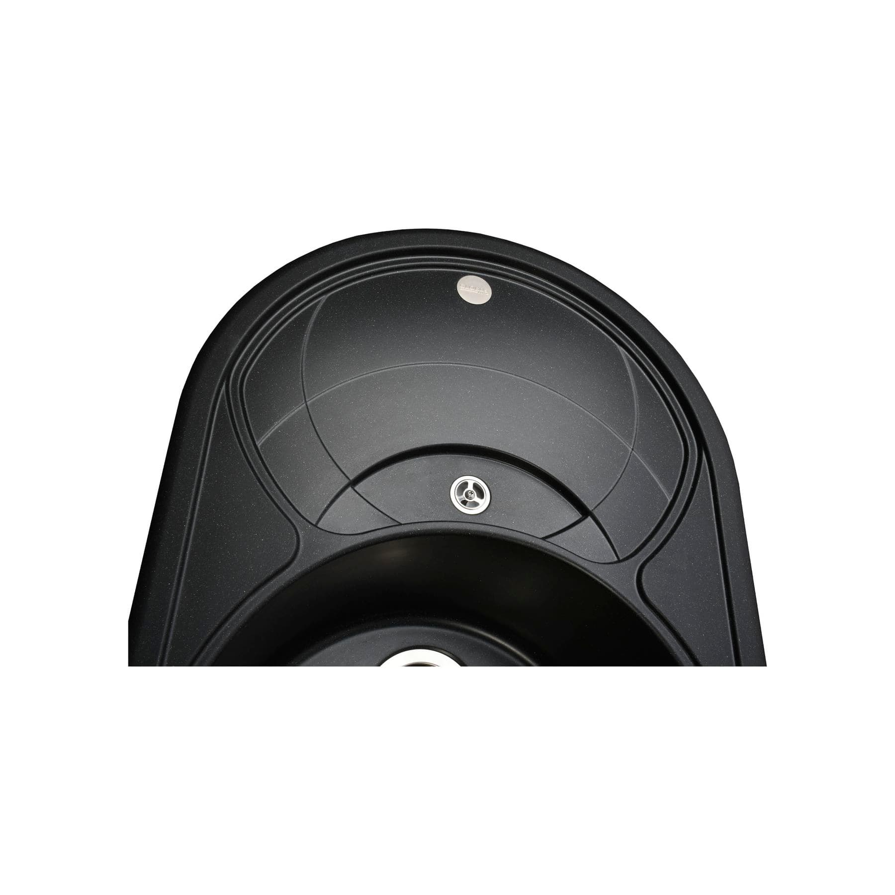 Гранітна мийка Globus Lux LUISE чорний металік 780х500мм-А0001 5