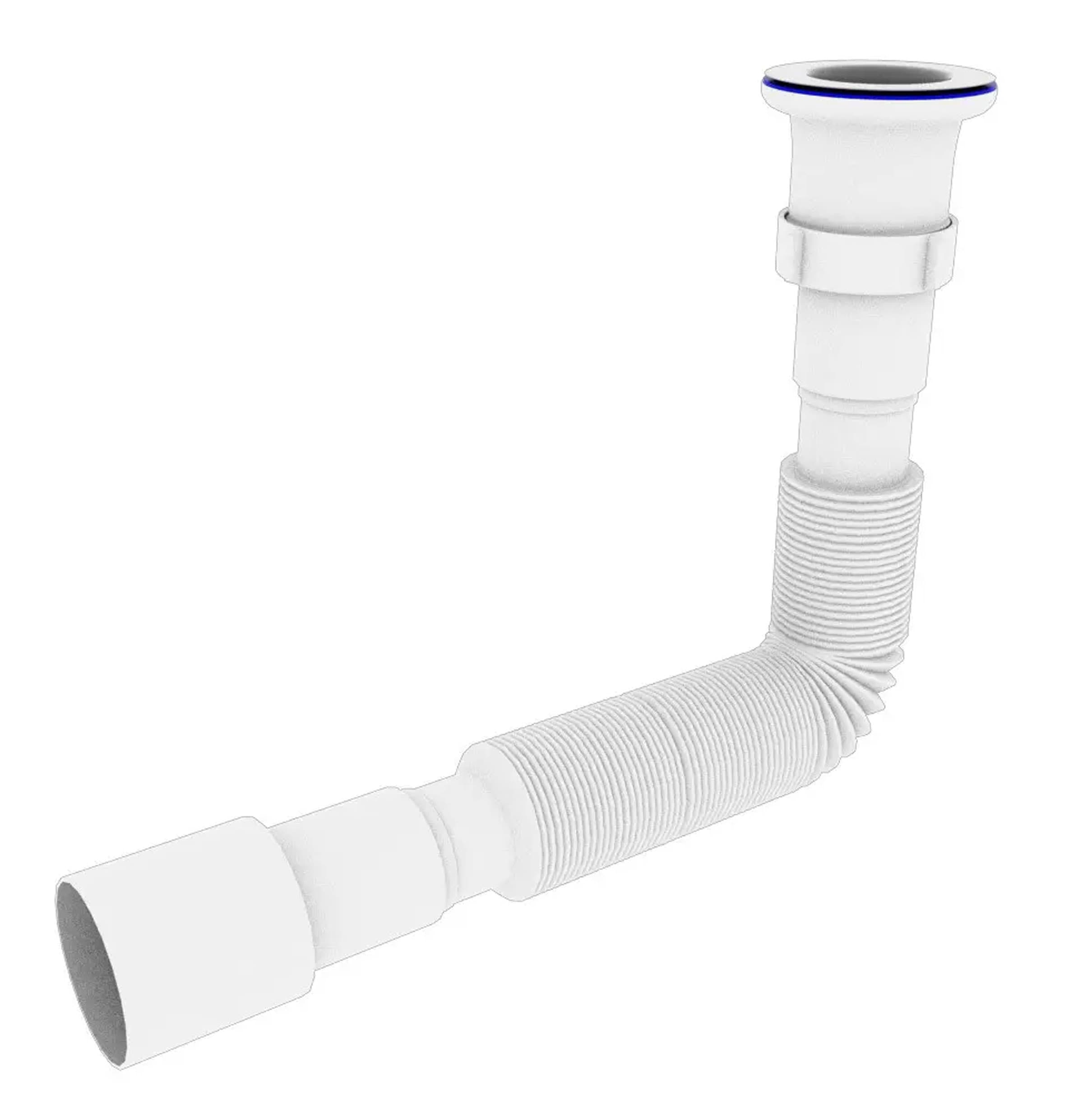 Гофросифон OPTIMUM подовжений 1 1/2″*40/50 (400-840мм) OPTI 14054 5