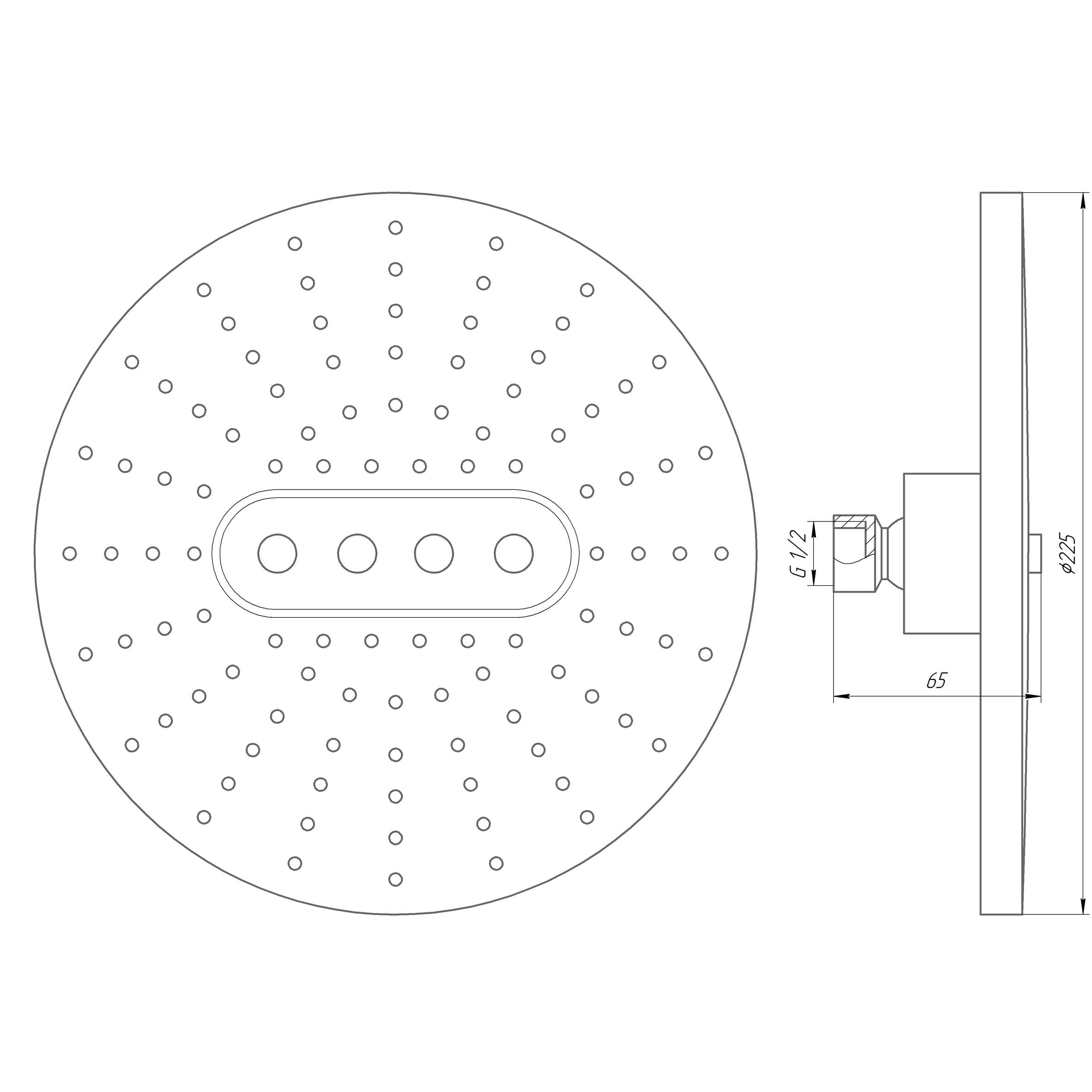 Душова лійка Globus Lux SD07A 5