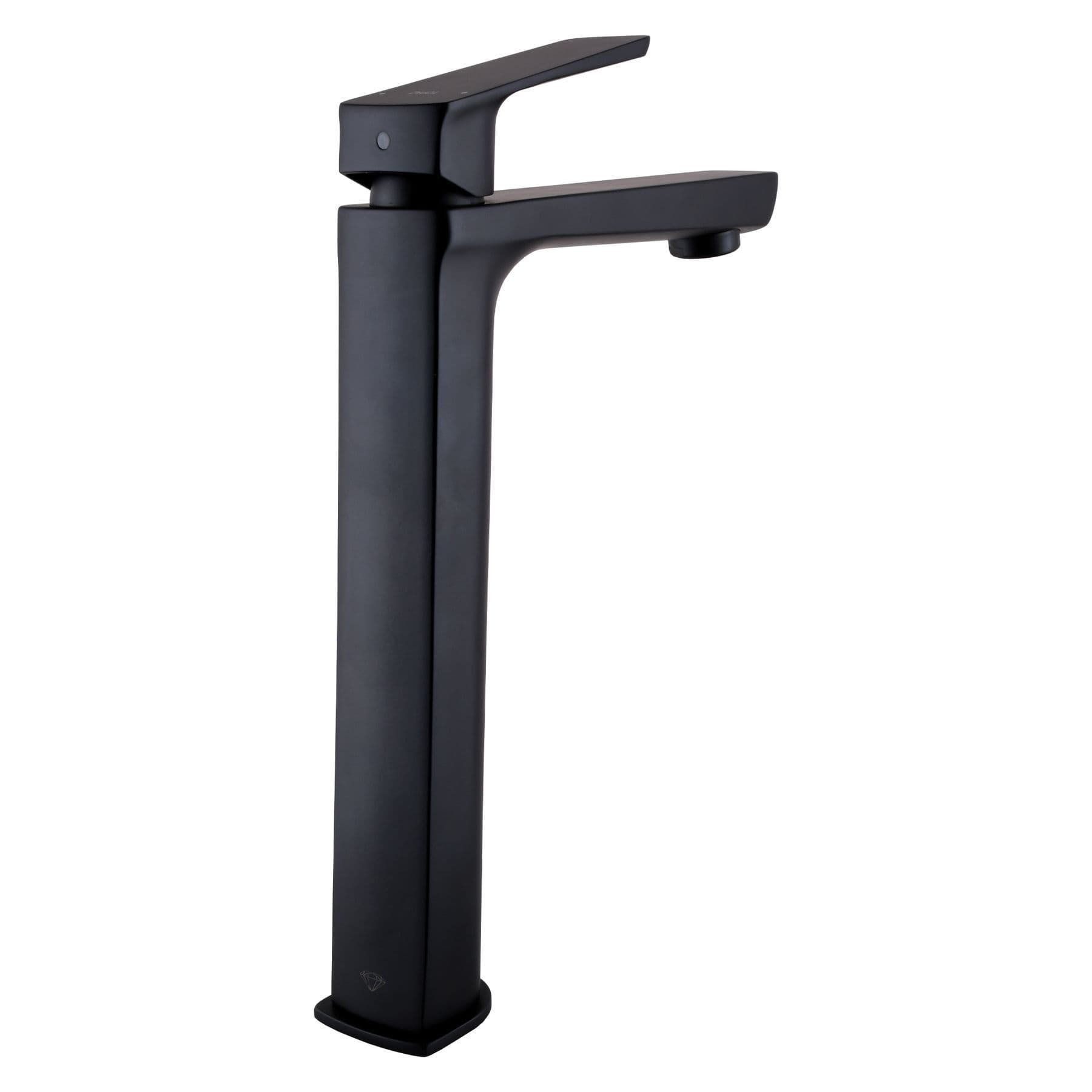 Змішувач для умивальника TOPAZ LEXI TL 21203-H57-BL високий,Чорний мат.,шланги TAQ-M1055,D25 5