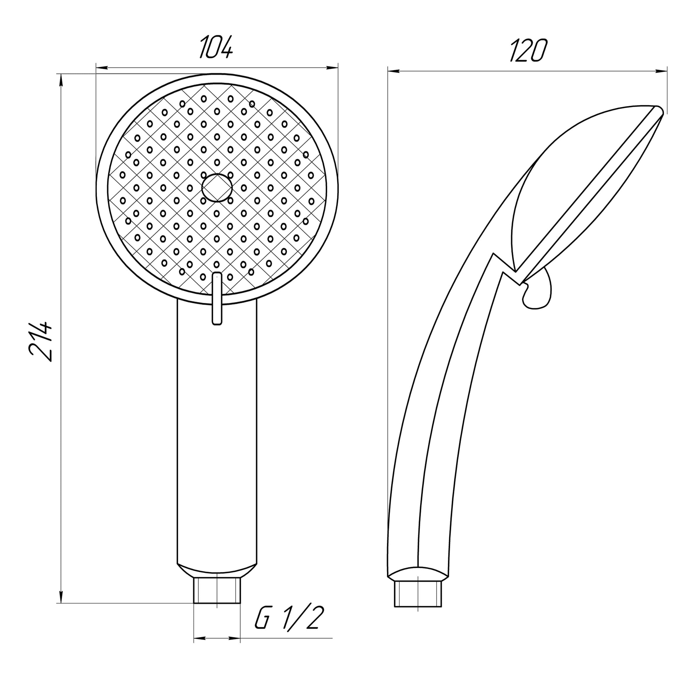 Душова лійка Globus Lux NSF-580-1-LUX Blister 6