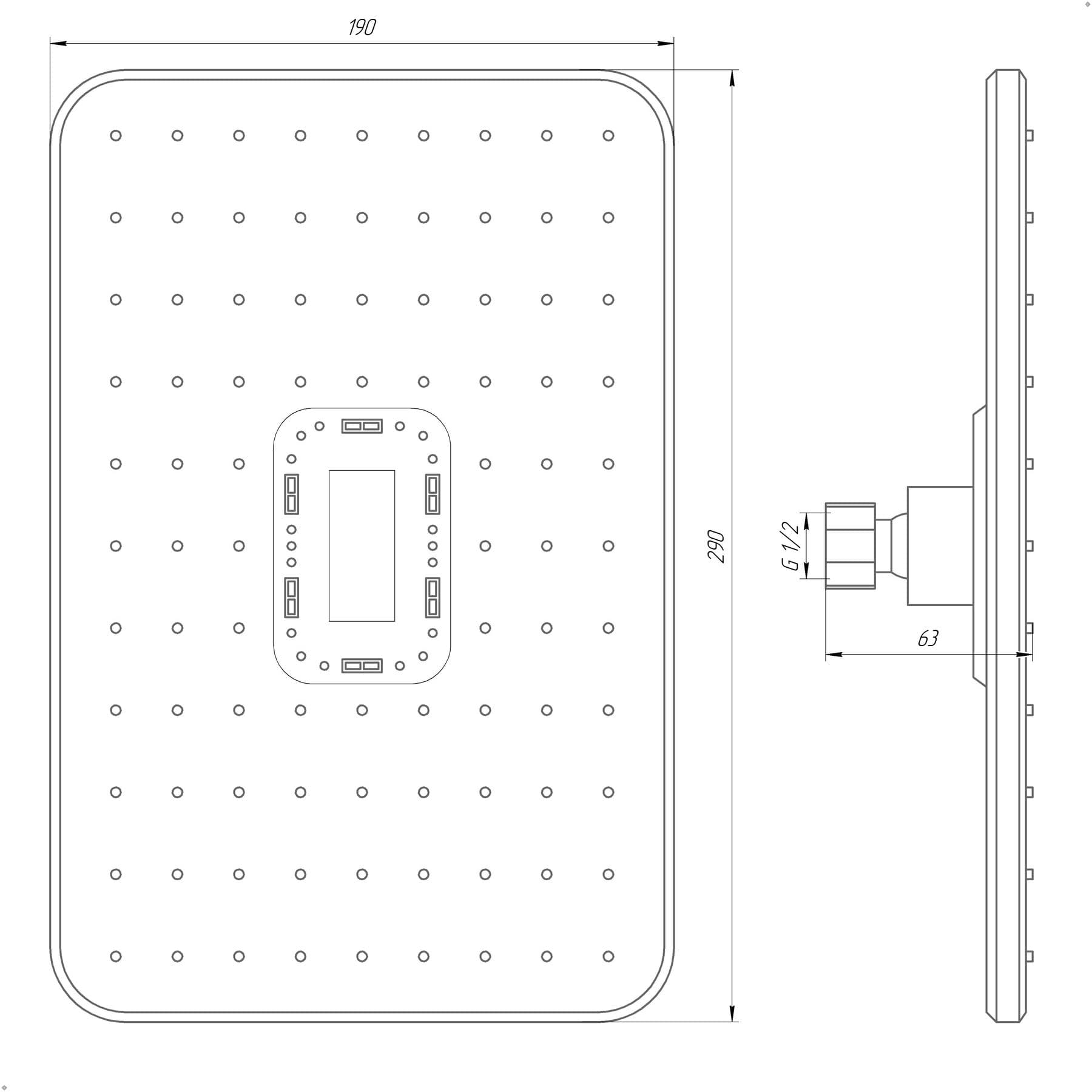 Душова лійка Globus Lux SD-003-30-00 6