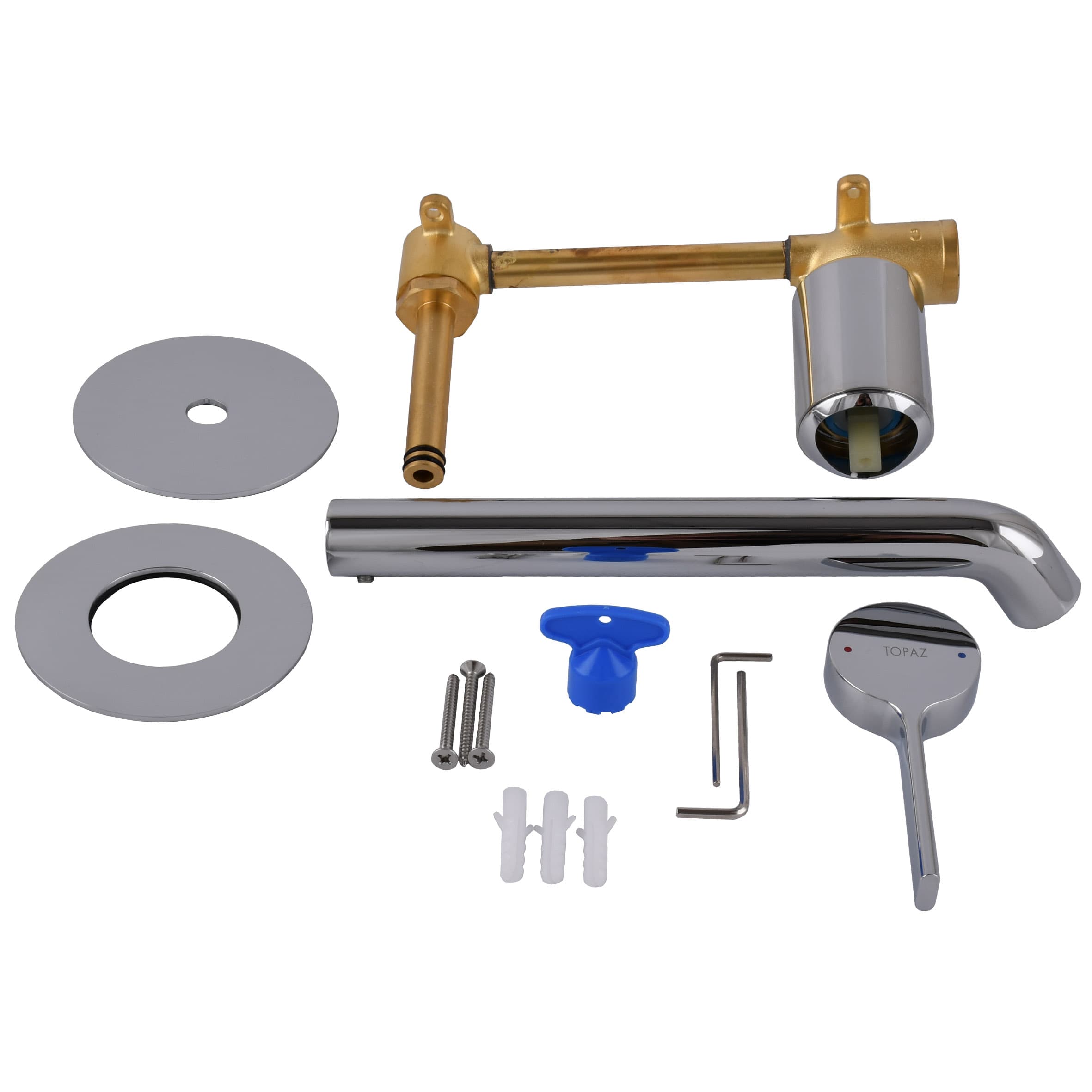 Змішувач для умивальника TOPAZ MODERNO TMD-33235-H78A 6