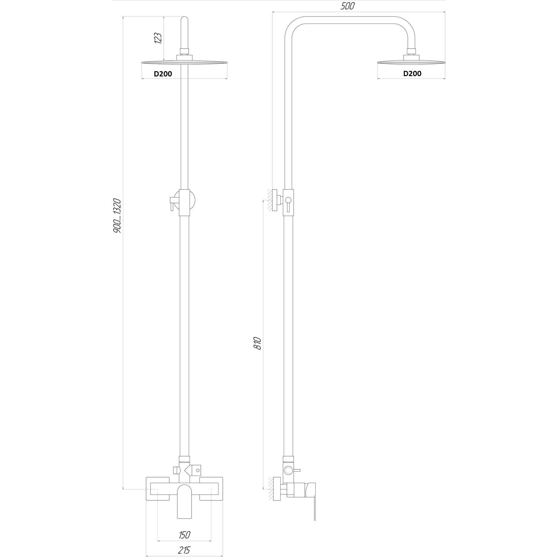 Душова система TOPAZ CAPRI TCA 15702-H43 7