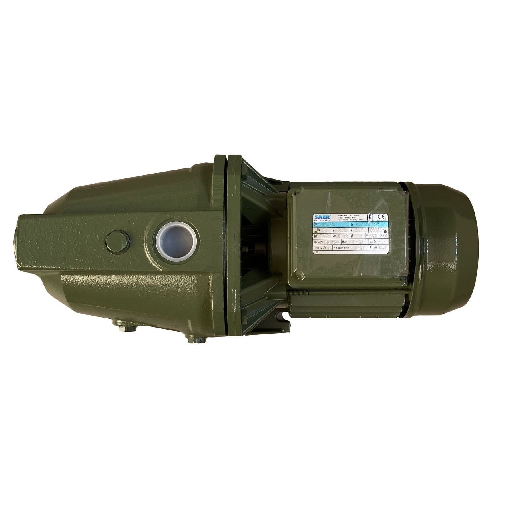 Насос відцентровий M-70 0,55 кВт SAER (2,4 м3/год, 52 м) 7