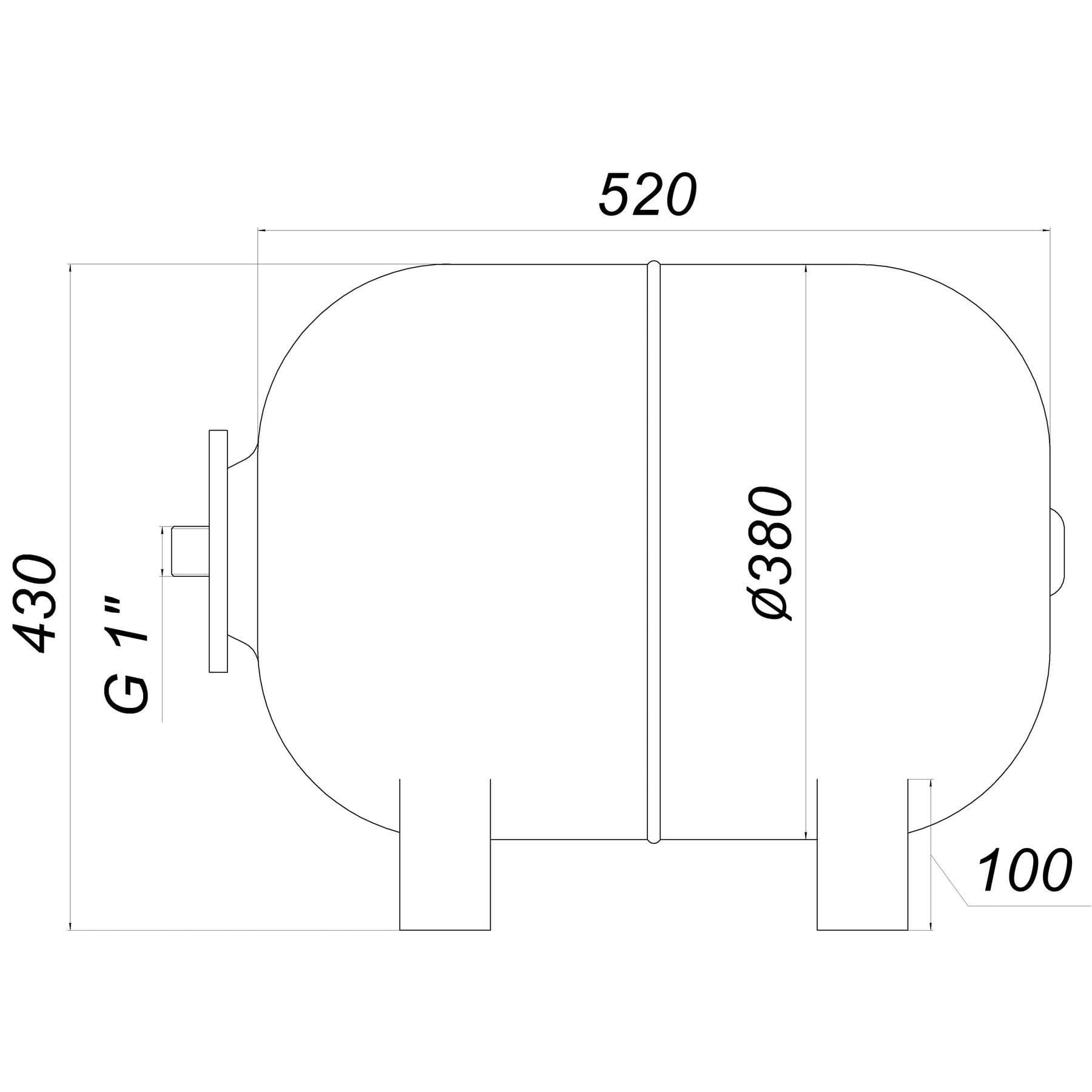 Гідроакумулятор   50л Zilmet ultra-pro 10bar ( 1100005005 ) 7