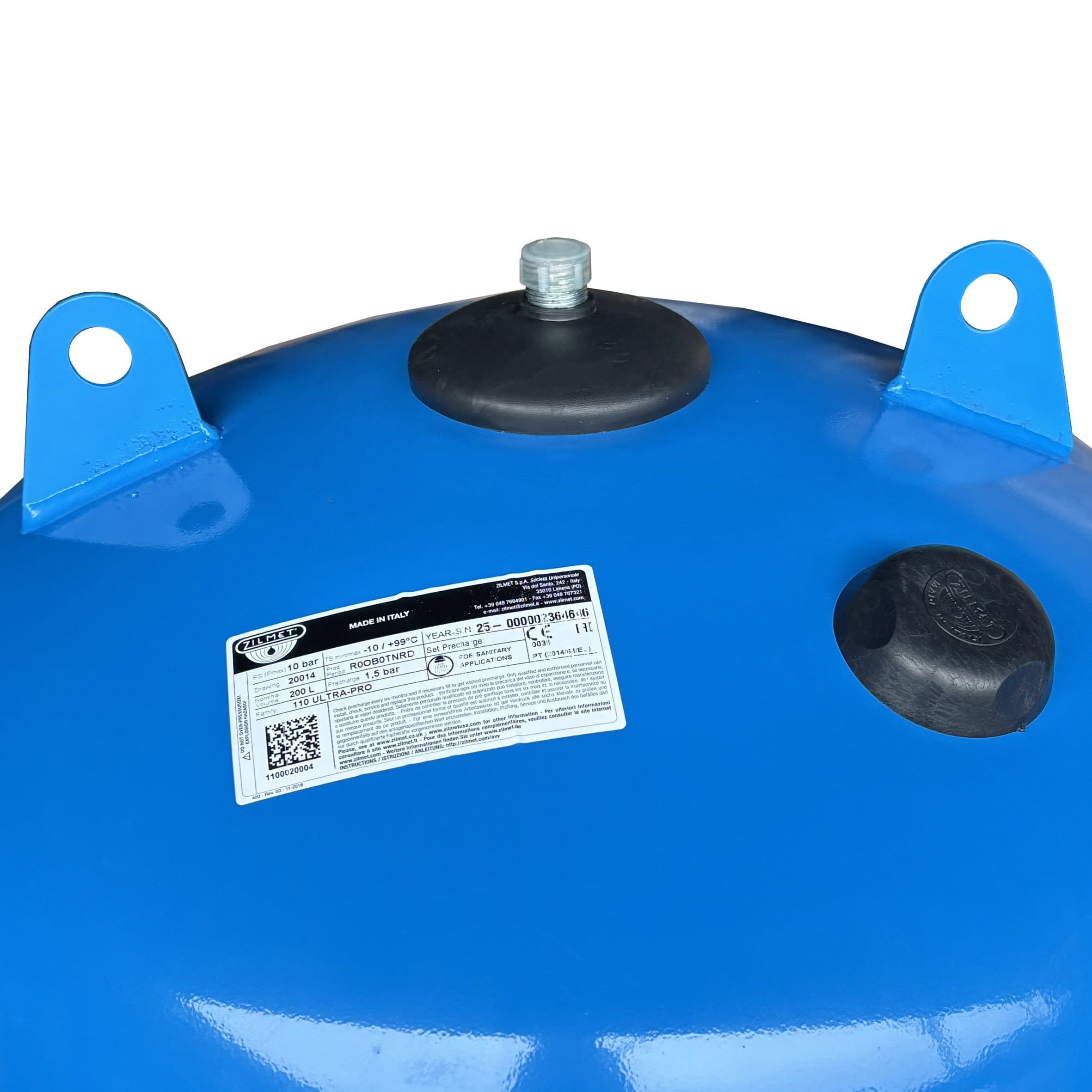 Гідроакумулятор  200л Zilmet ultra-pro 10bar ( 1100020004 ) 3