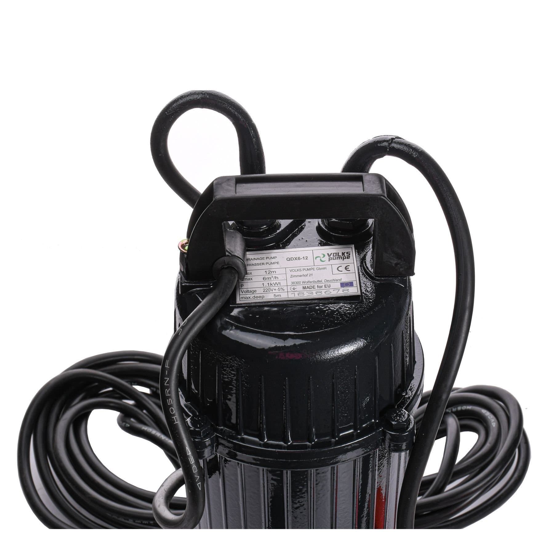 Насос дренажний VOLKS pumpe QDX6-12 1,1кВт 5