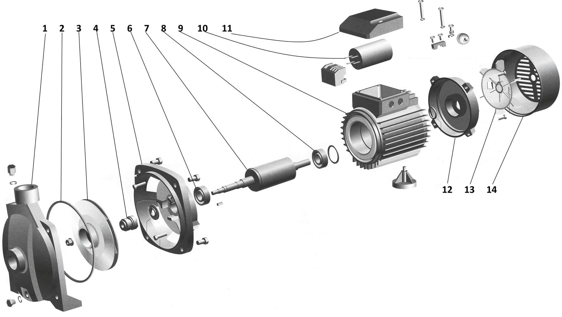 Насос відцентровий Optima CPm 158 1,1кВт 5