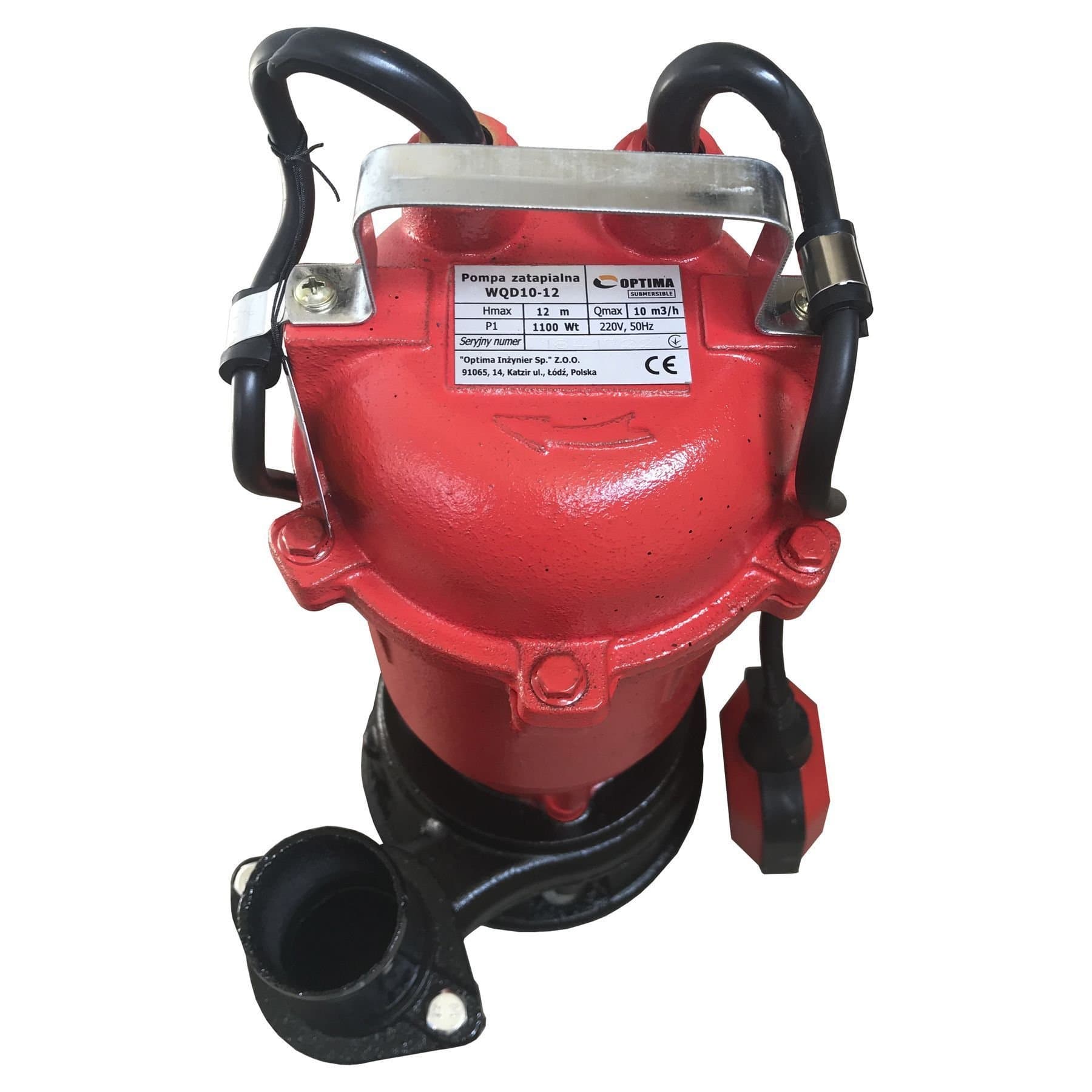 Насос фекальний  Optima WQD10-12 1,1кВт 2