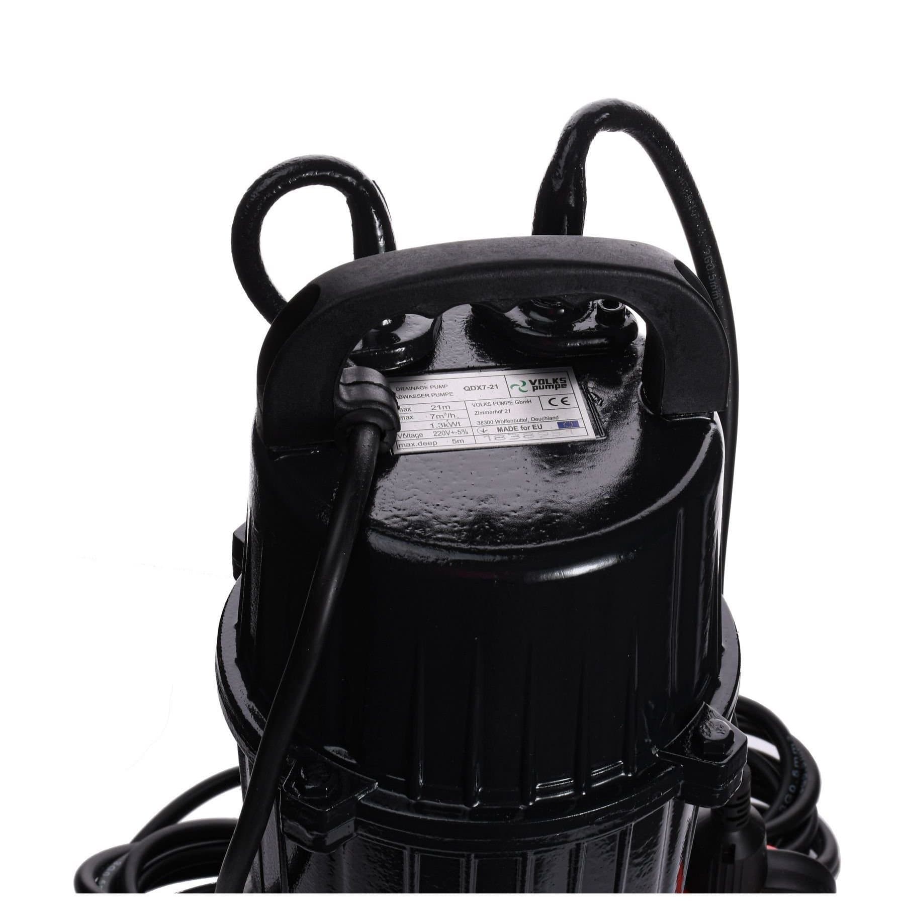 Насос дренажний VOLKS pumpe QDX7-21 1,3кВт 5