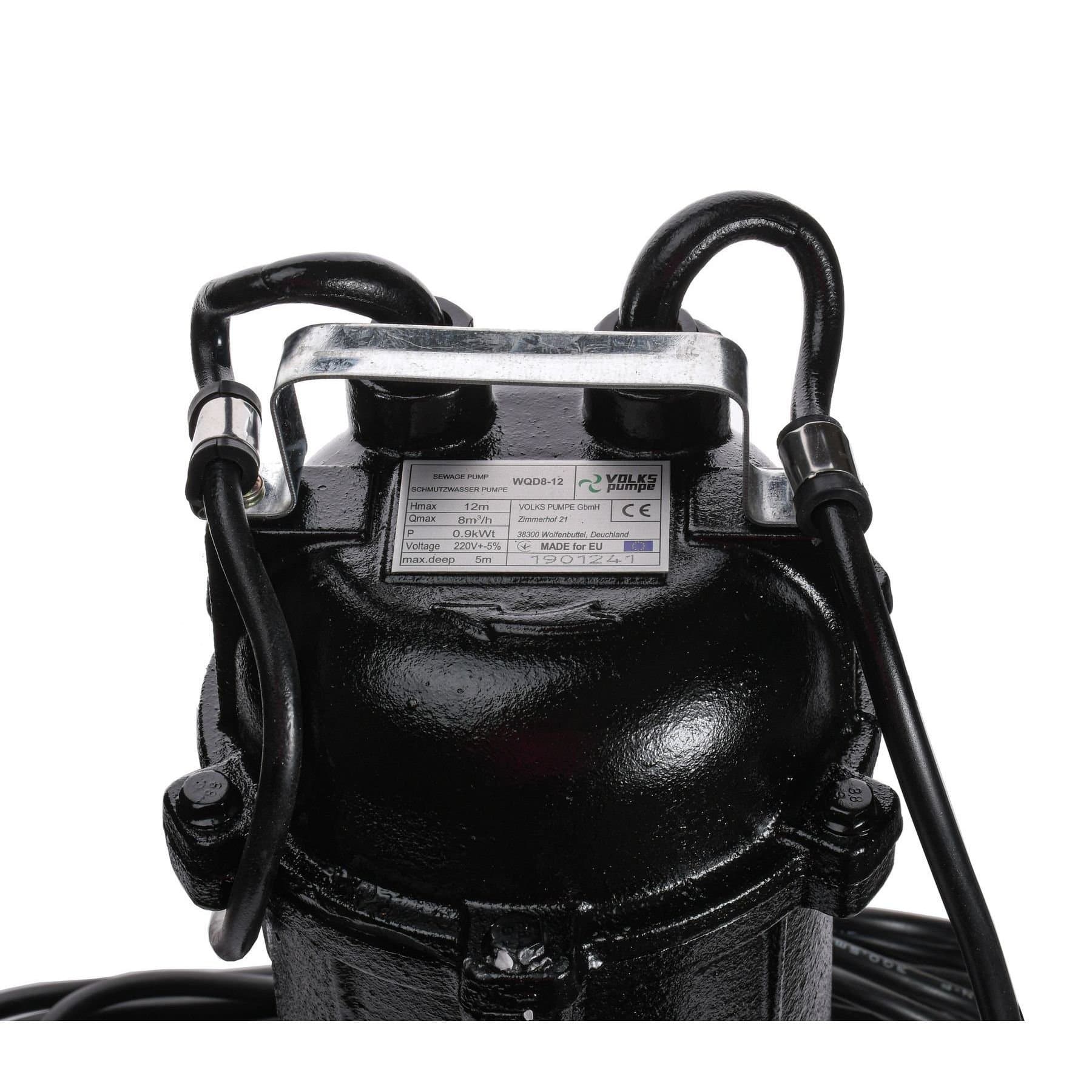 Насос фекальний VOLKS pumpe  WQD8-12 0,9кВт 6