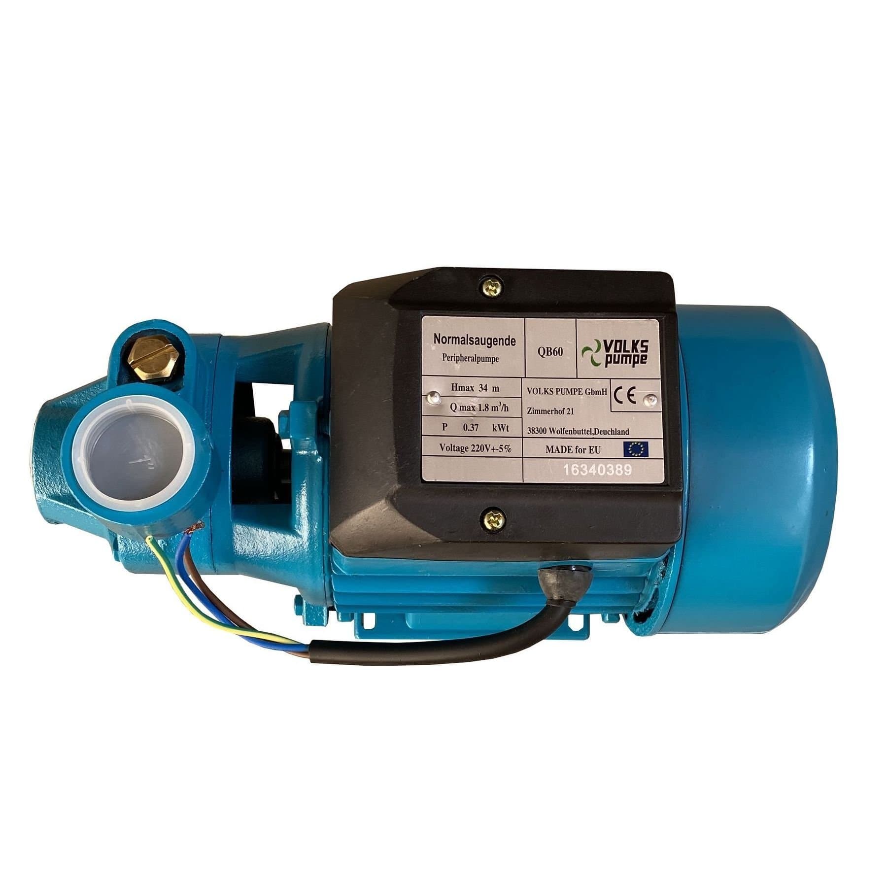 Насос вихровий VOLKS pumpe QB60 0,37кВт 5