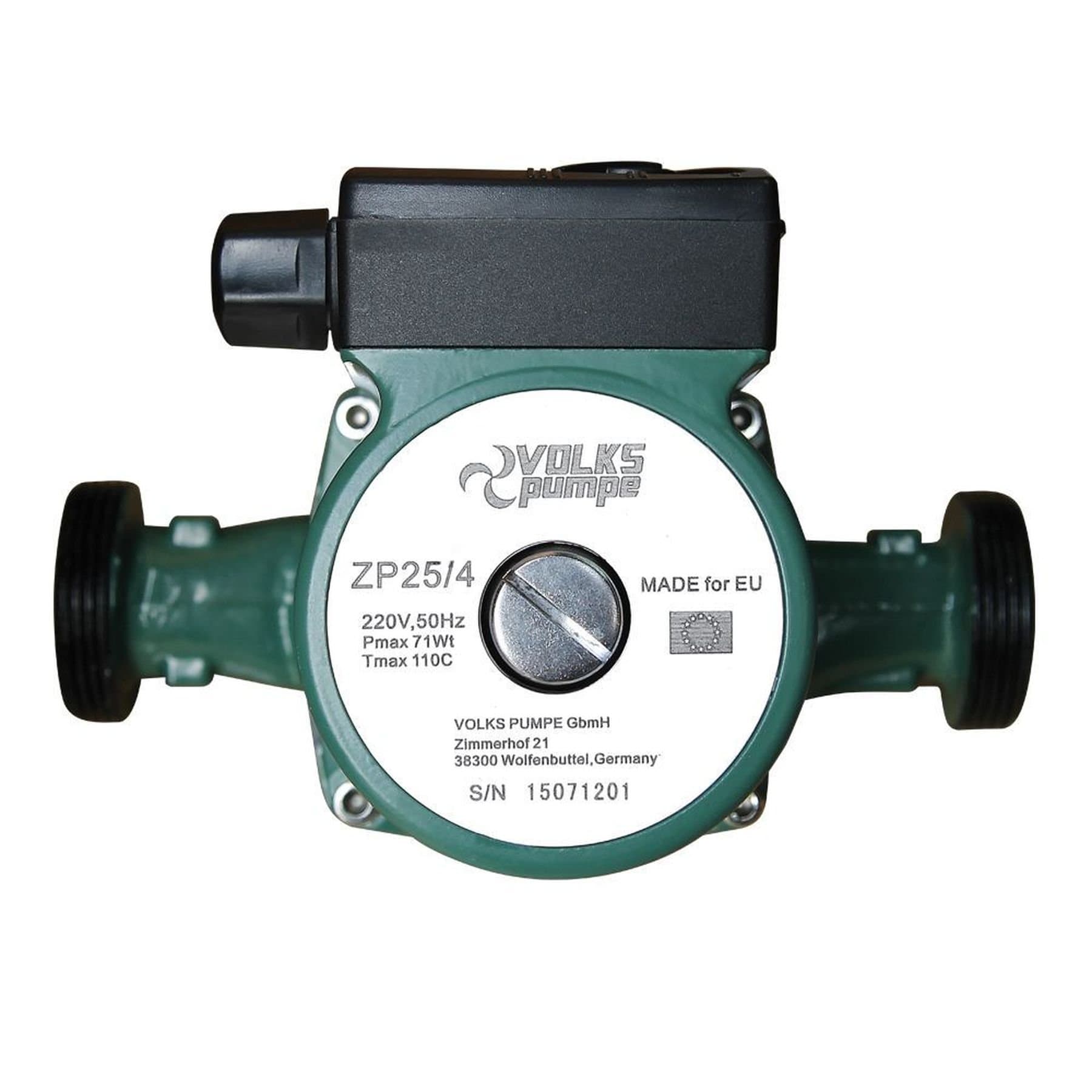 Насос циркуляційний VOLKS pumpe  ZP25/4 130мм + гайки 2
