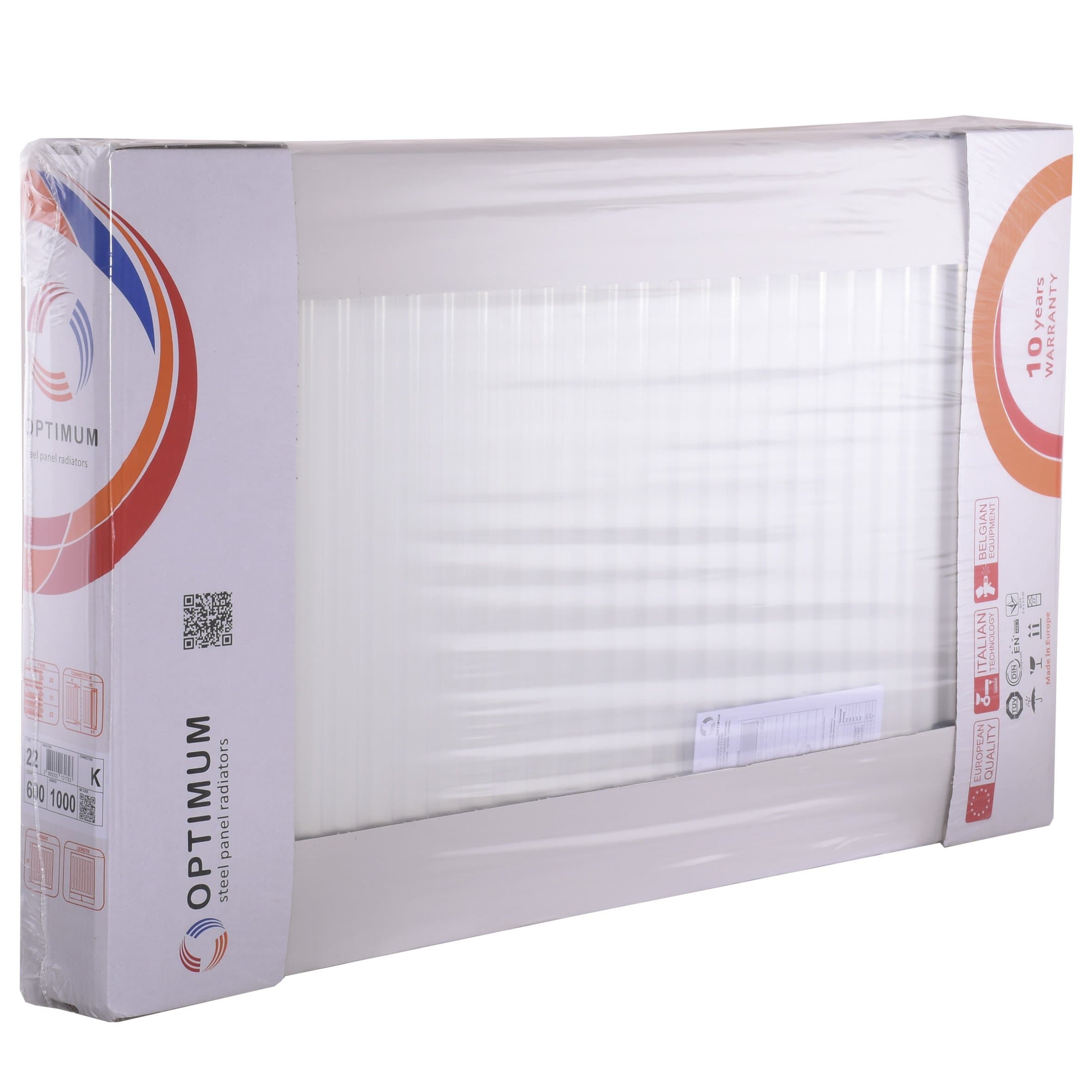 Радіатор сталевий 22/600х1300 бок OPTIMUM 4