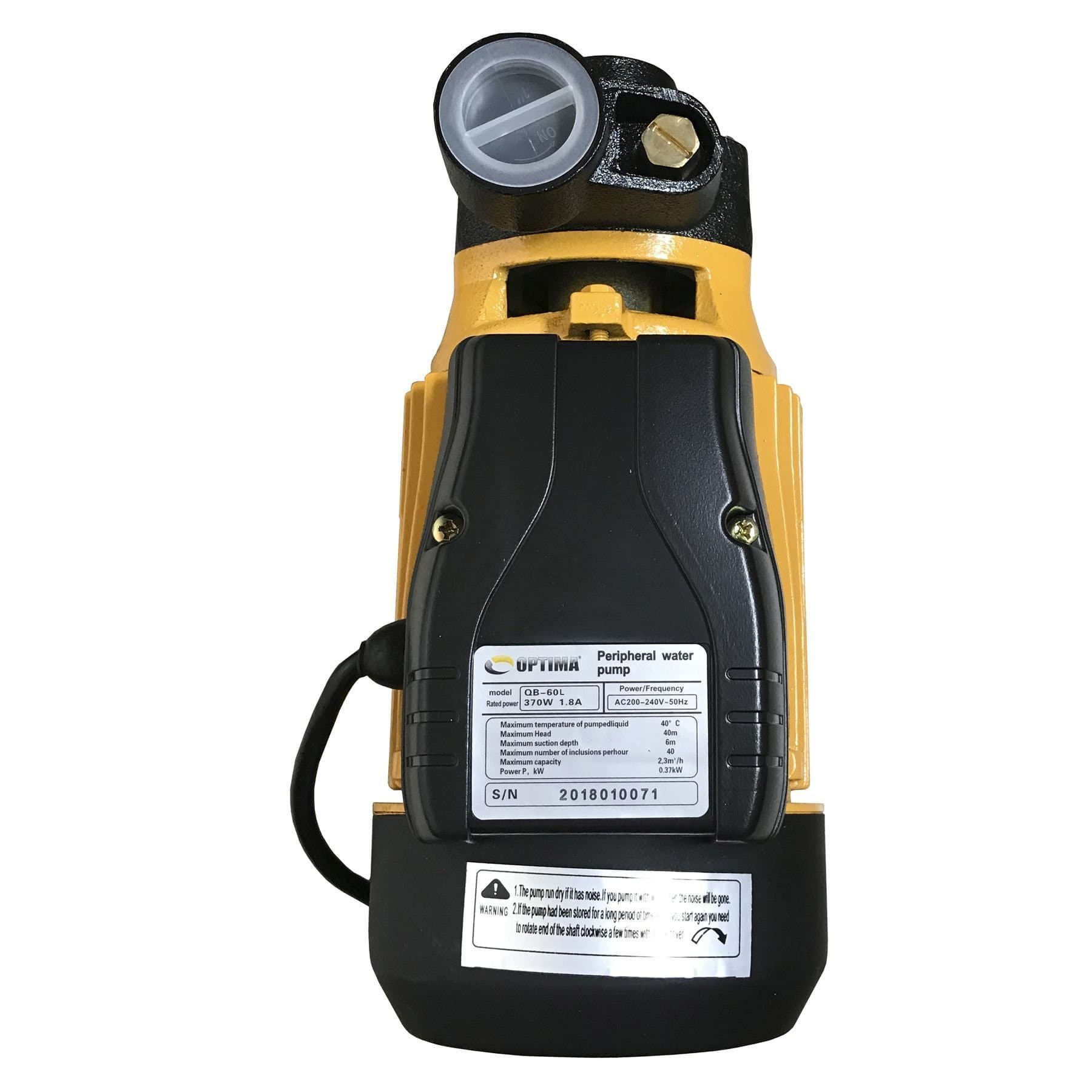 Насос вихровий Оptima QB-60 L 0,37кВт 2