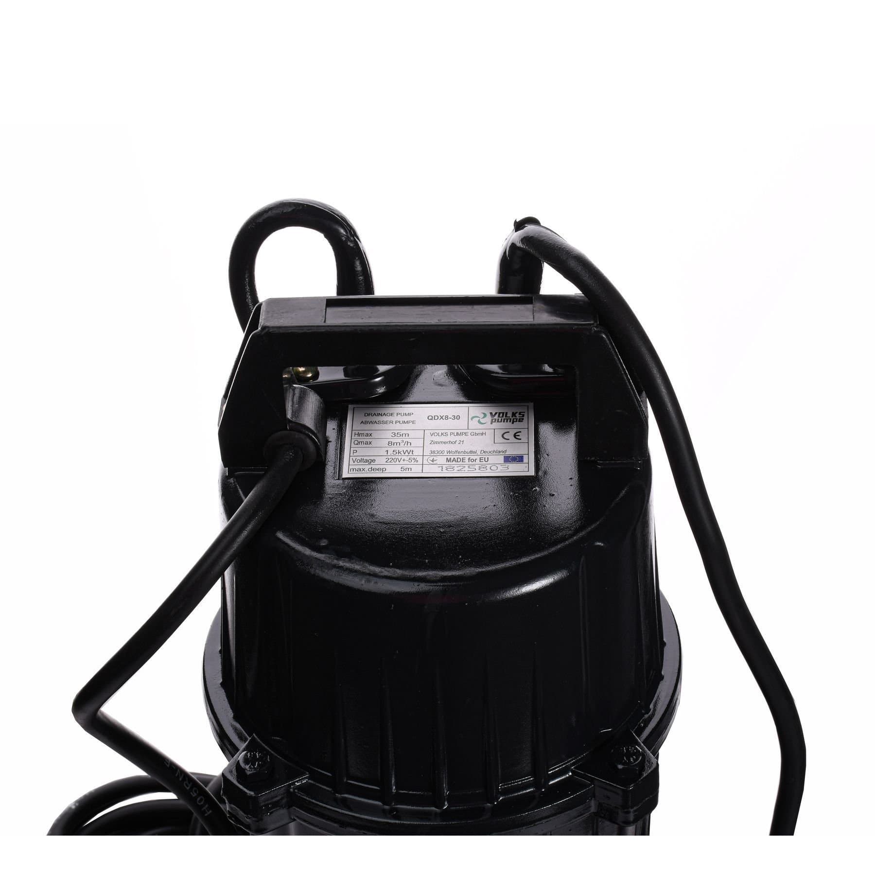 Насос дренажний VOLKS pumpe QDX8-30 1,5кВт 3