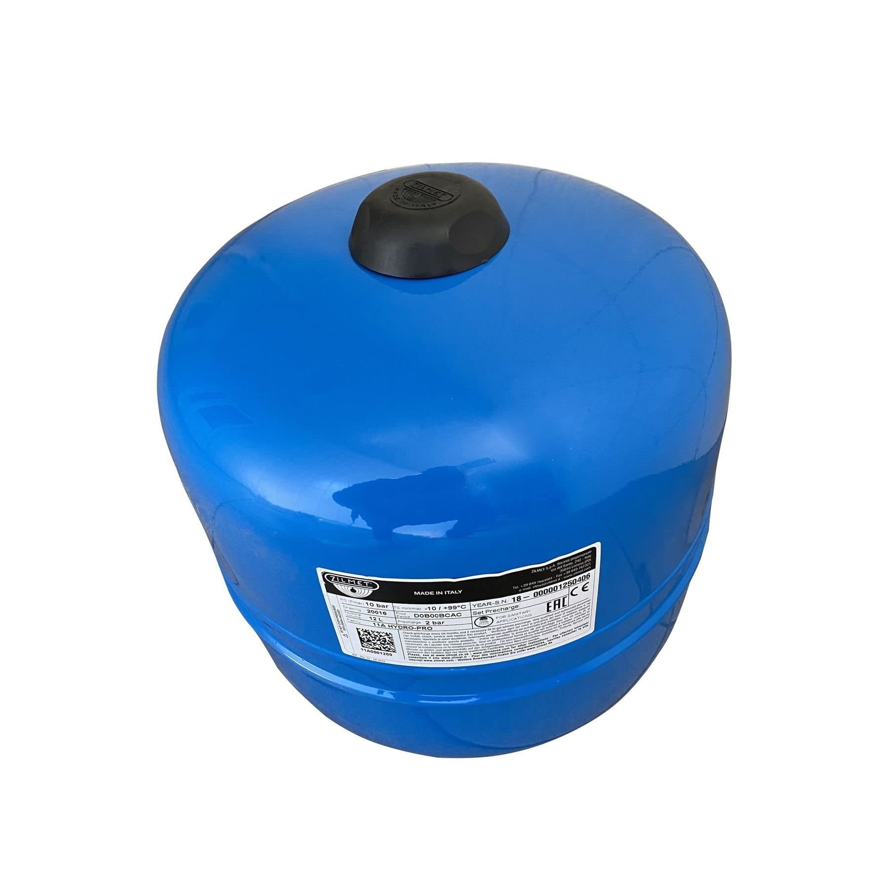 Гідроакумулятор з фіксованою мембраною  12л Zilmet HYDRO-pro 10bar ( 11A0001200 ) 2