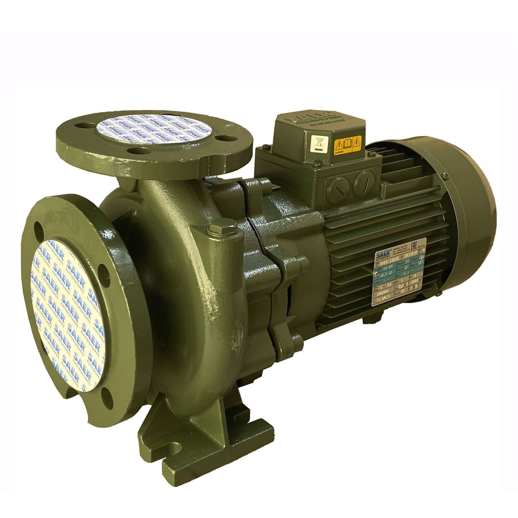 Насос моноблочний IR 40-125A 3,0 кВт SAER (40 м3/год, 27,5 м) 6