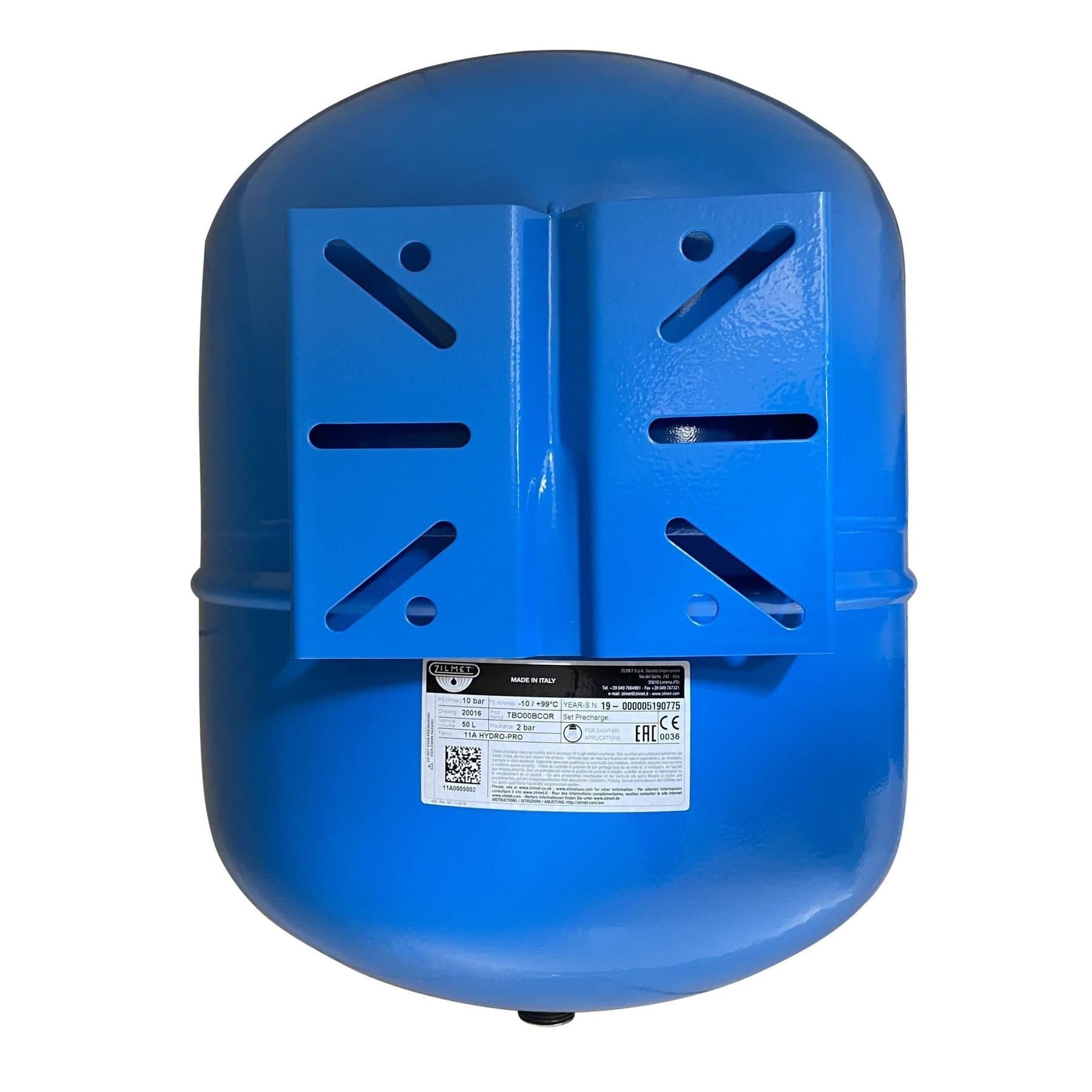 Гідроакумулятор з фіксованою мембраною 50 л Zilmet HYDRO-pro 10bar горизонтальний ( 11A0005002 ) 2