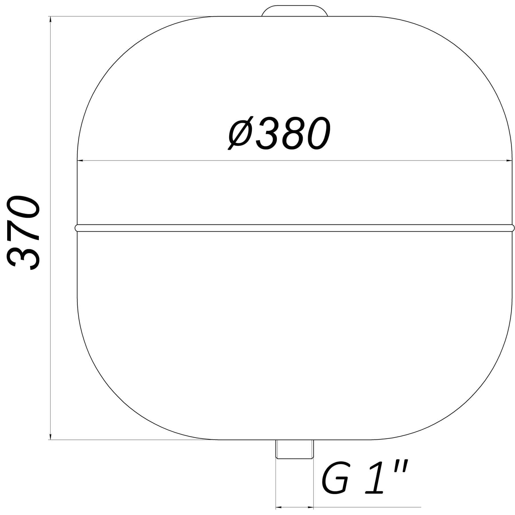 Гідроакумулятор з фіксованою мембраною  35л Zilmet HYDRO-pro 10bar ( 11A0003500 ) 5