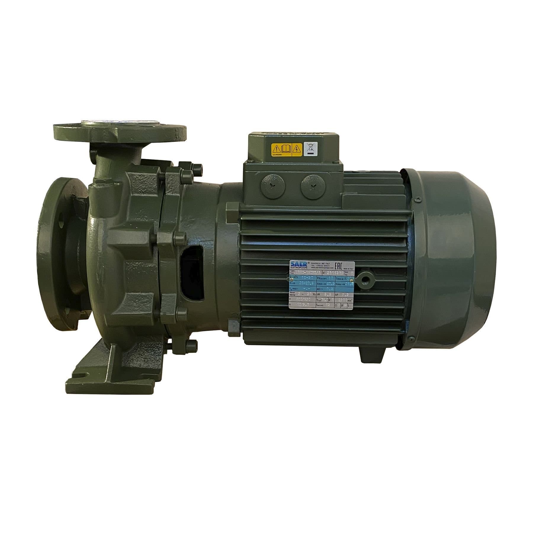 Насос моноблочний IR 40-160NB/A 5,5 кВт SAER (50 м3/год, 36,7 м) 4