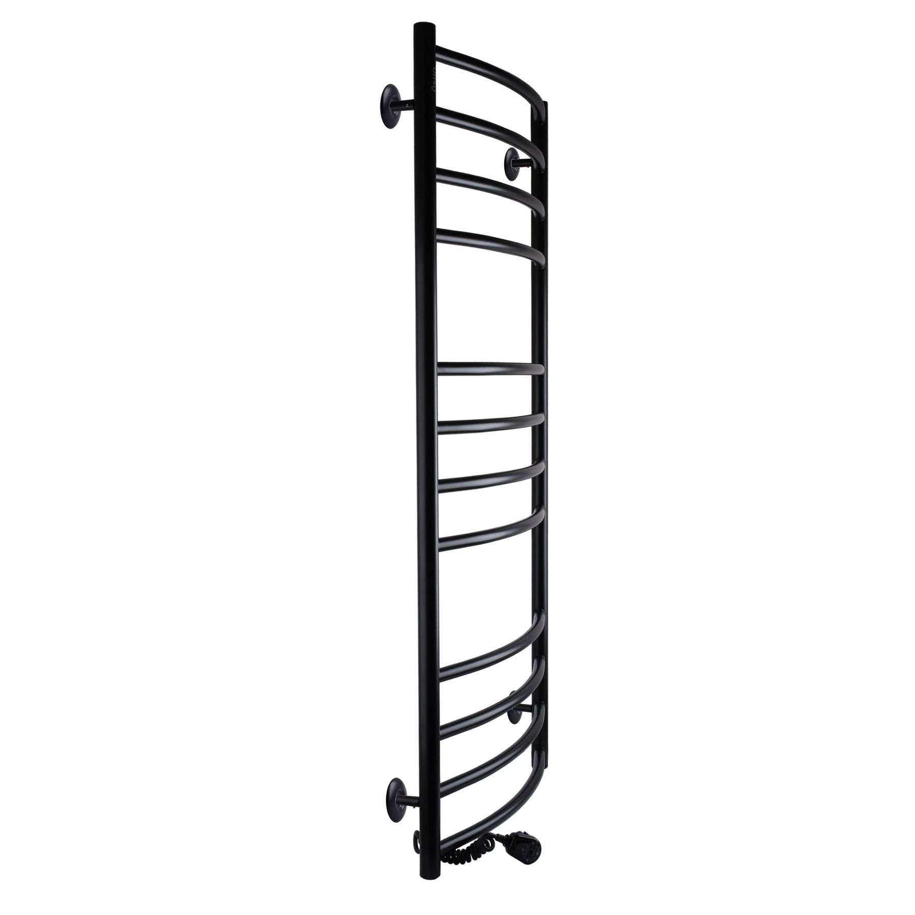 Рушникосушарка UNIO LDE EL 1200-500-12 BLK Драбинка Дуга Еліт електро чорна 4