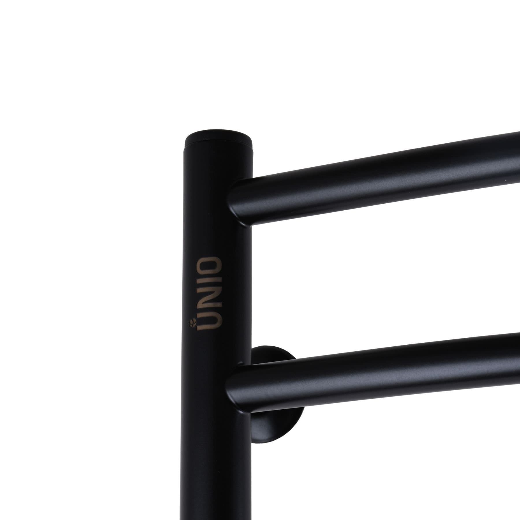 Рушникосушарка UNIO LDE ER 1200-500-12 BLK Драбинка Дуга Еліт електро чорна 2