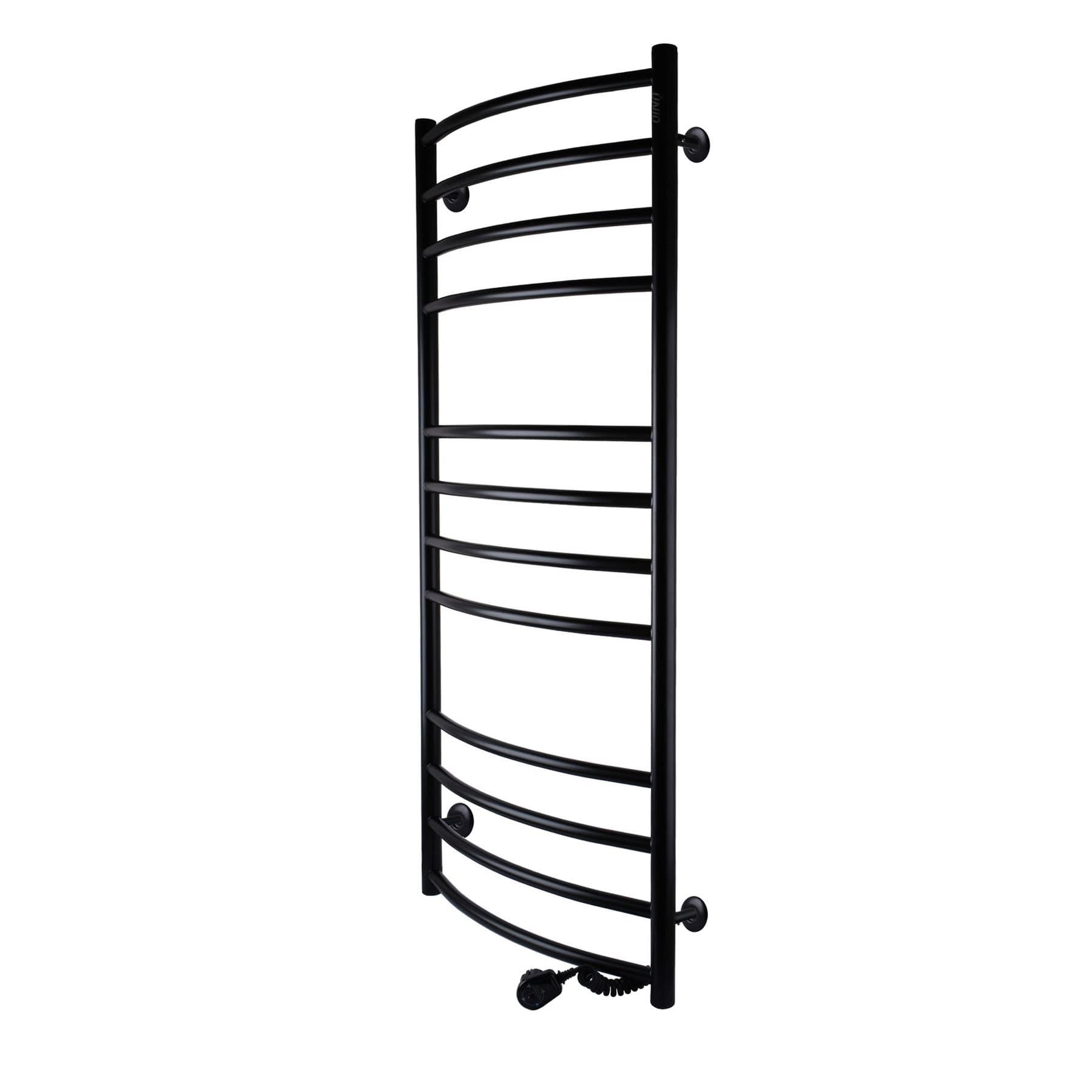 Рушникосушарка UNIO LDE ER 1200-500-12 BLK Драбинка Дуга Еліт електро чорна 3