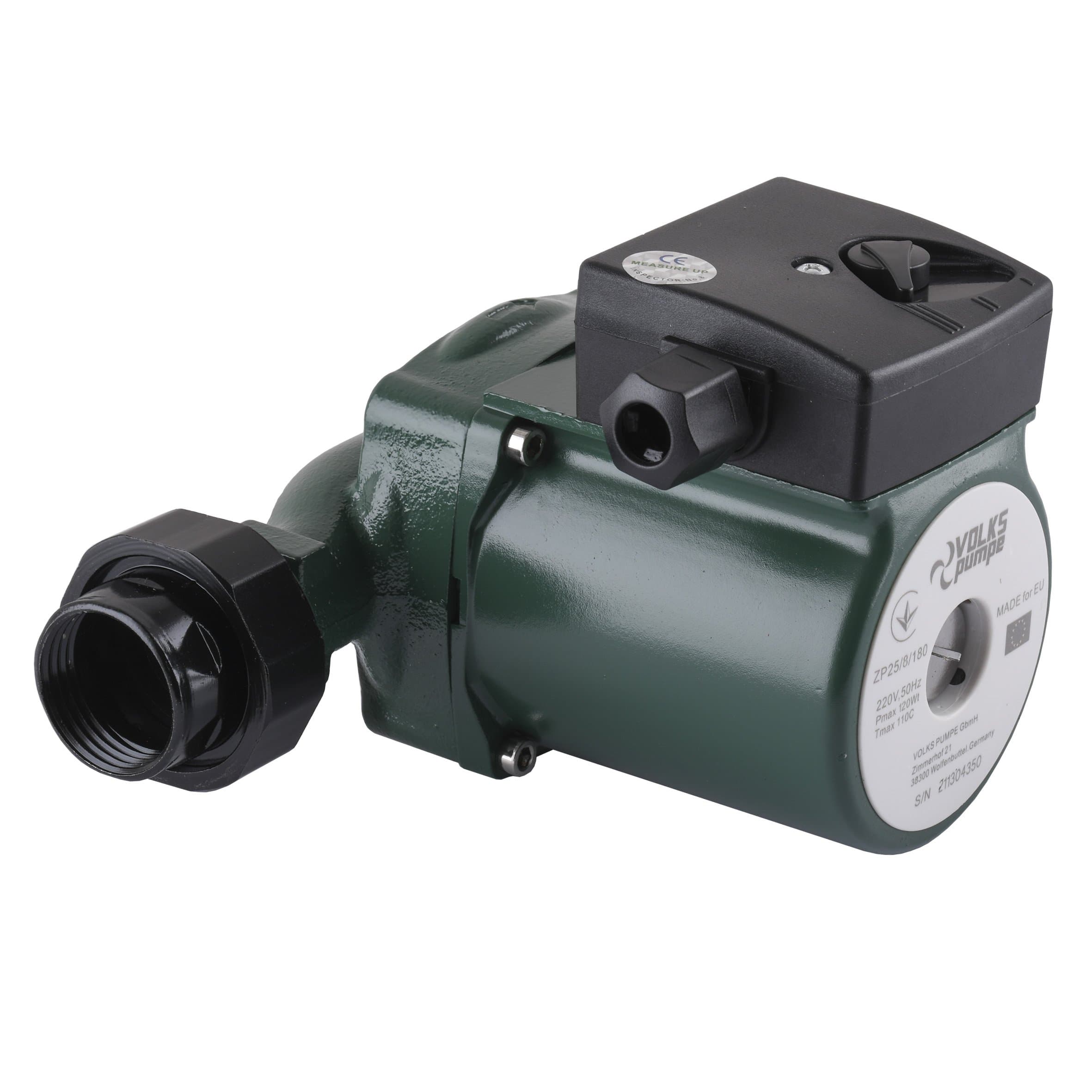 Насос циркуляційний VOLKS pumpe  ZP25/8 180мм + гайки 2