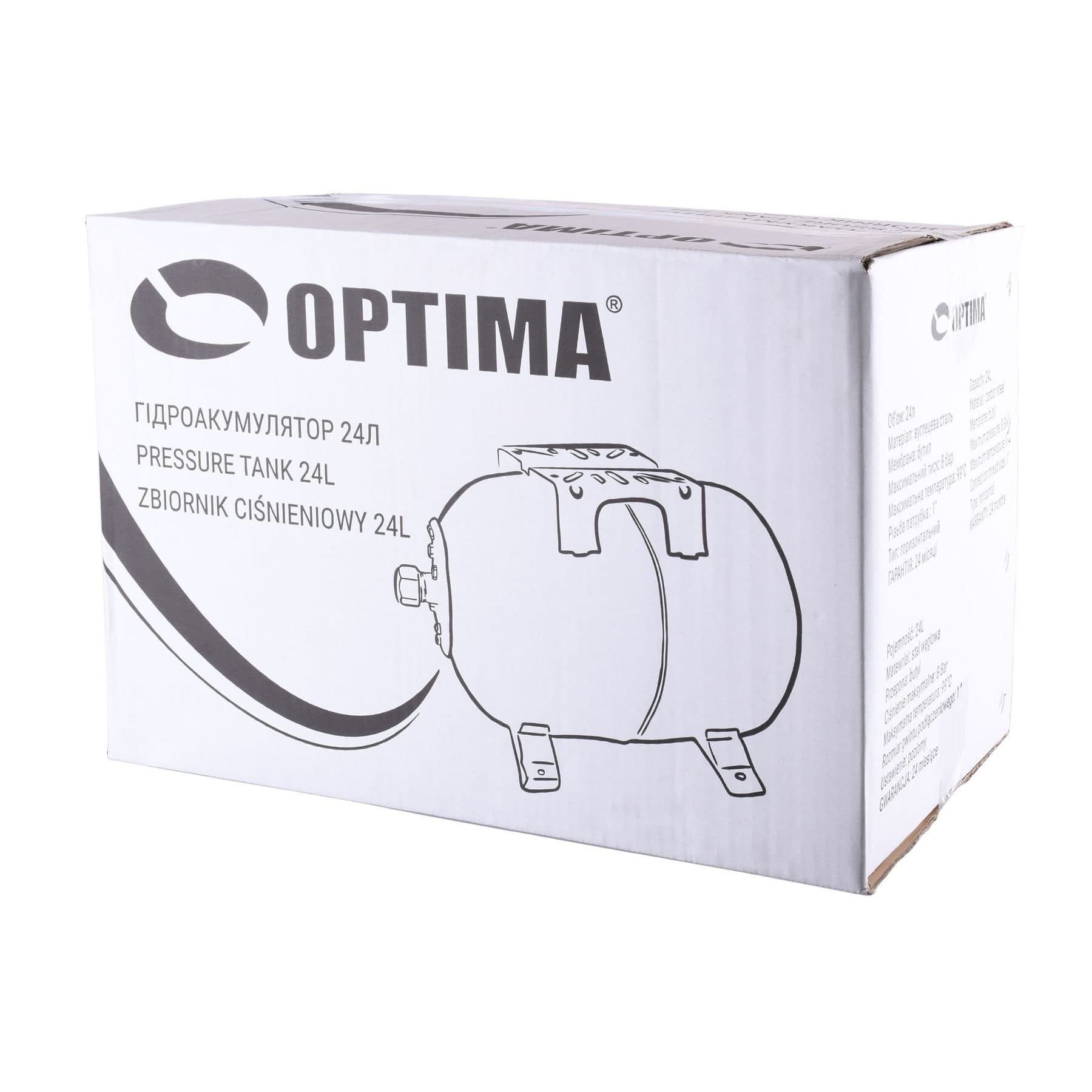 Гідроакумулятор 24л OPTIMA 5